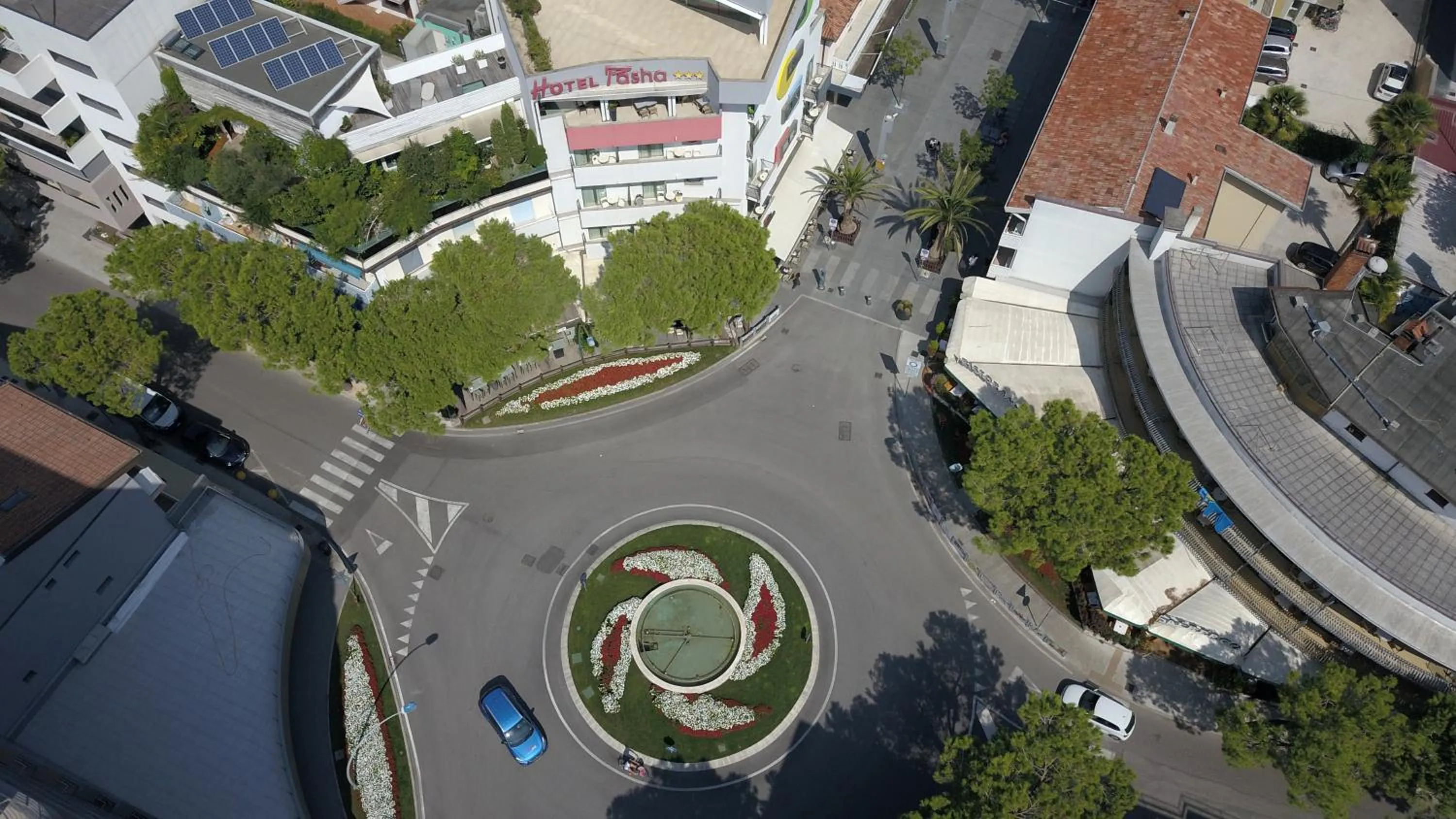 Bird's eye view in Hotel Pasha