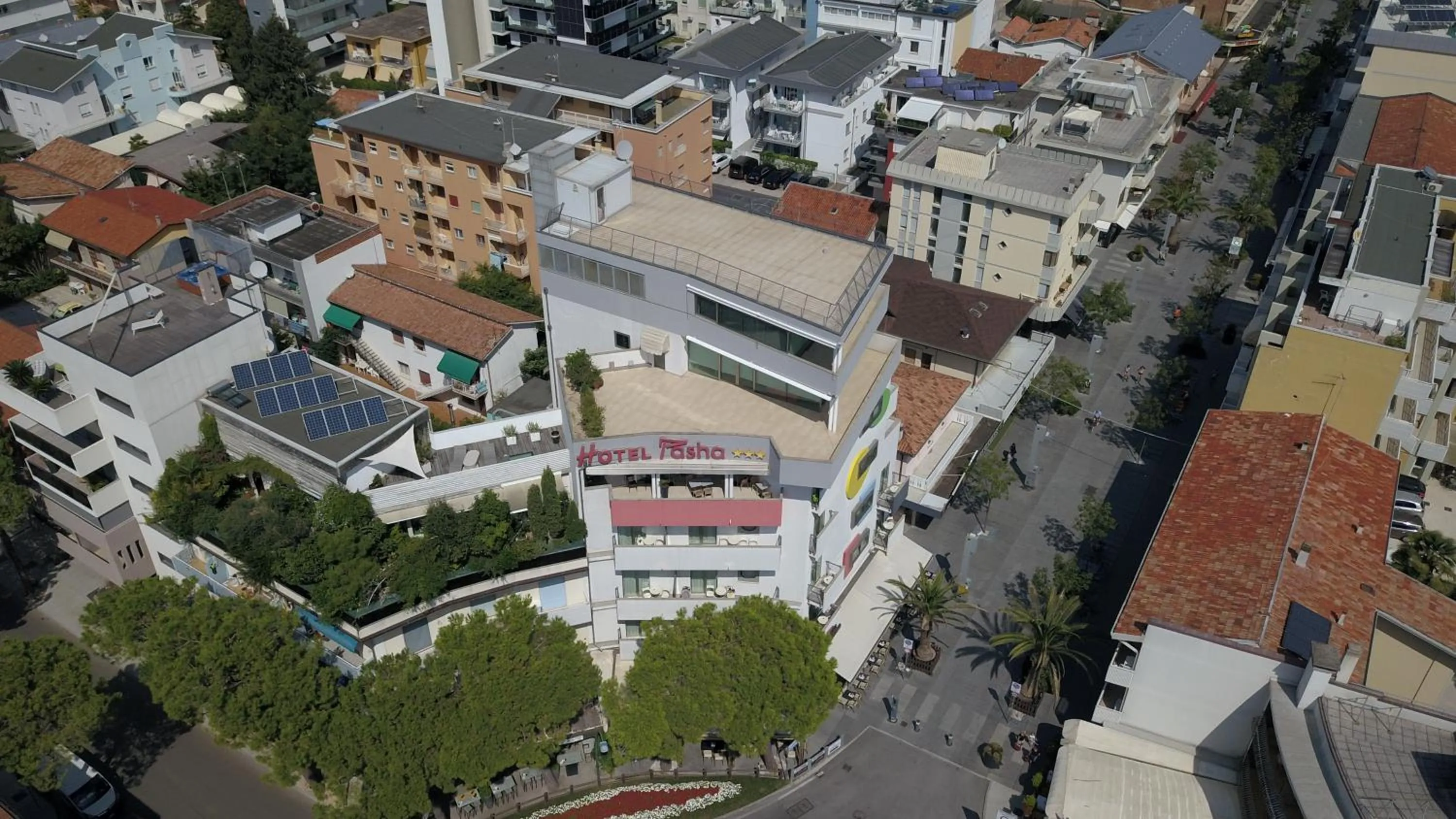 Bird's eye view in Hotel Pasha