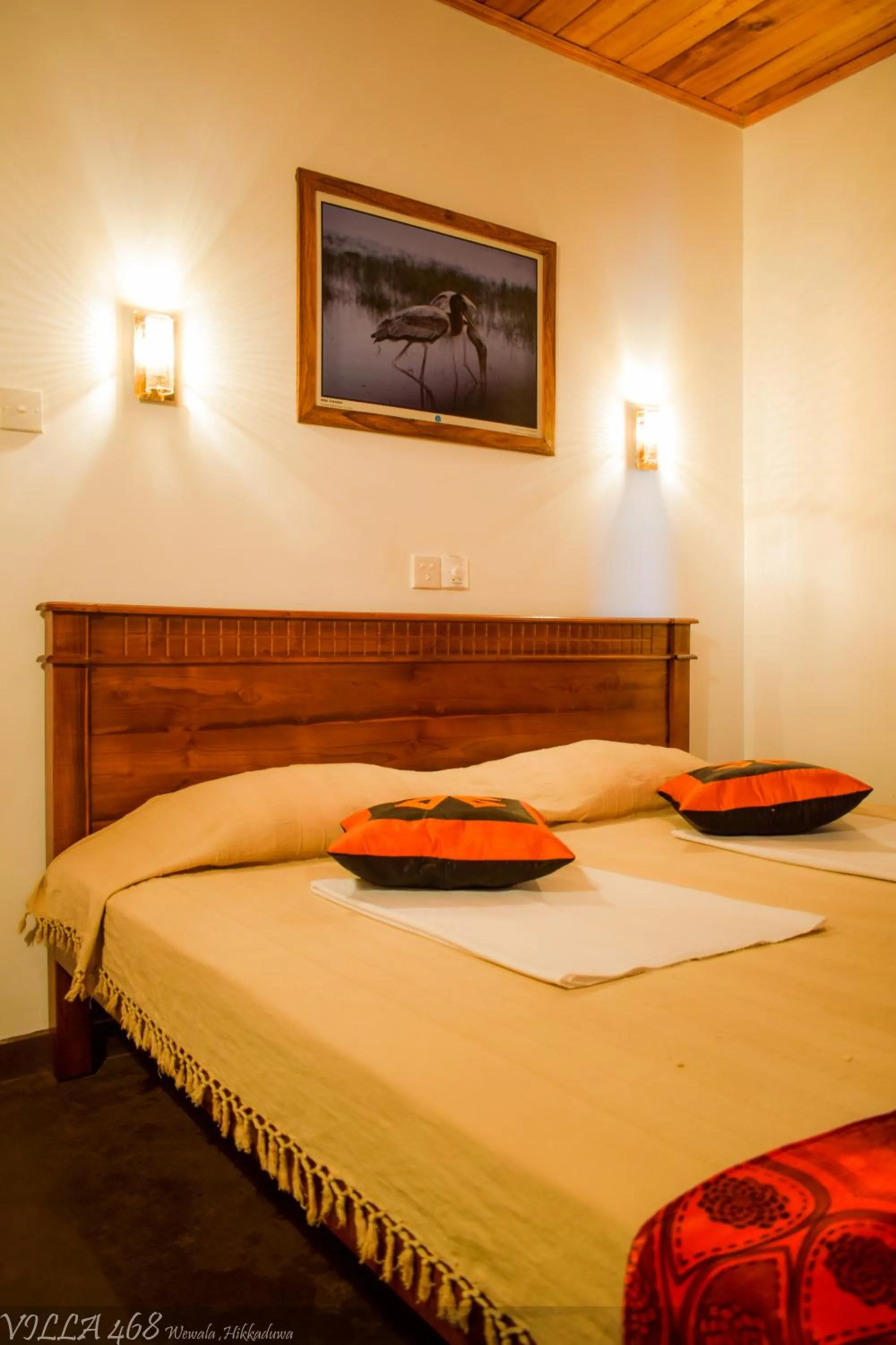 Bed in Villa 468 - Hikkaduwa