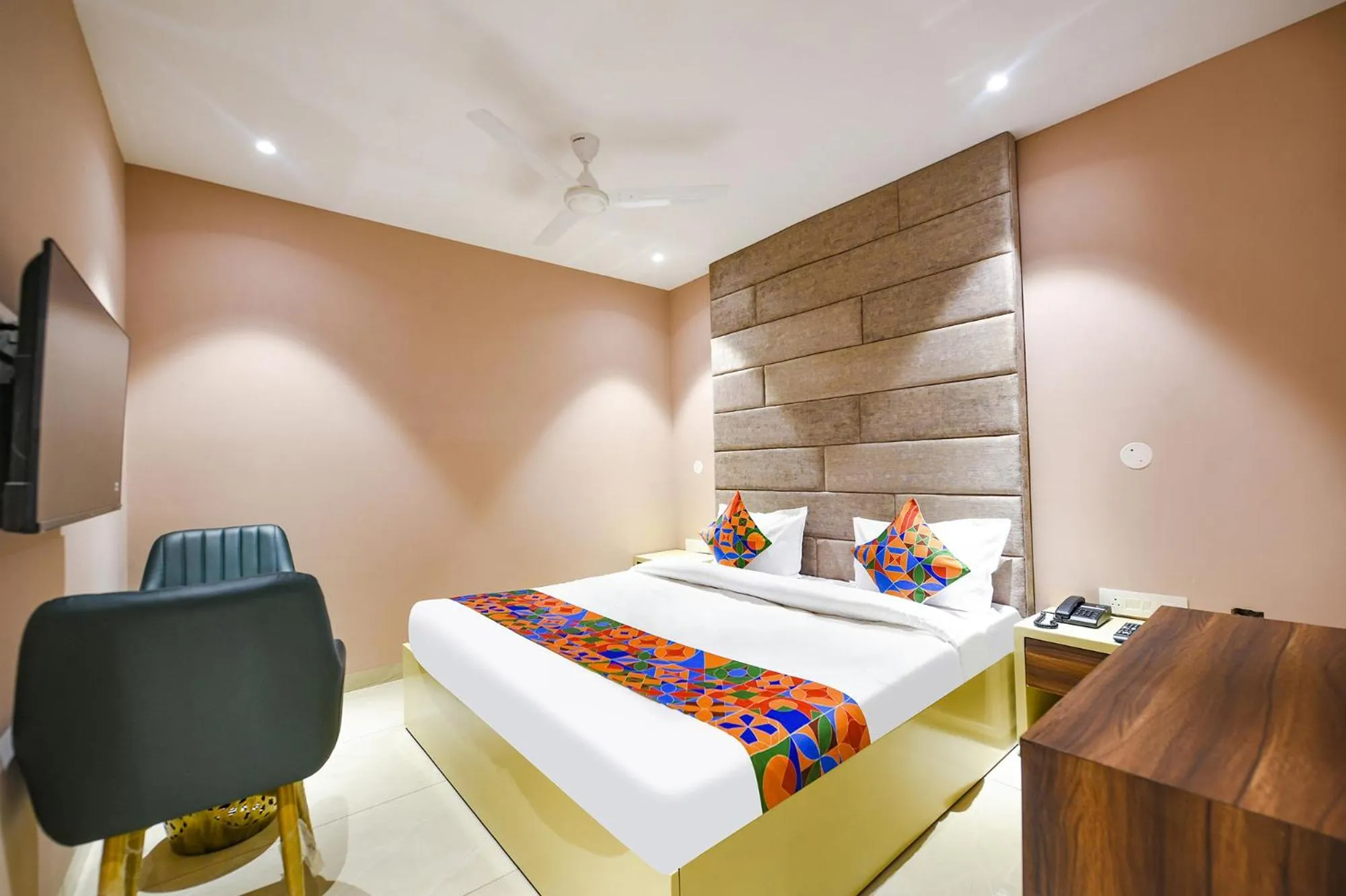 Bed in FabHotel Supreme Suites