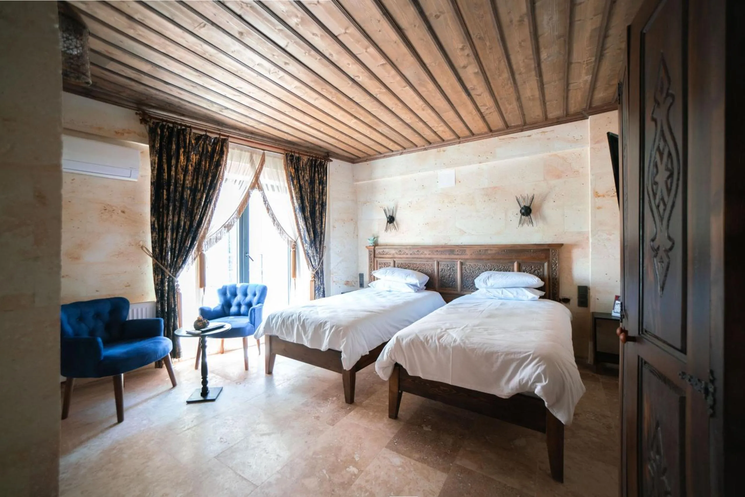 Bed in Abra Stone House