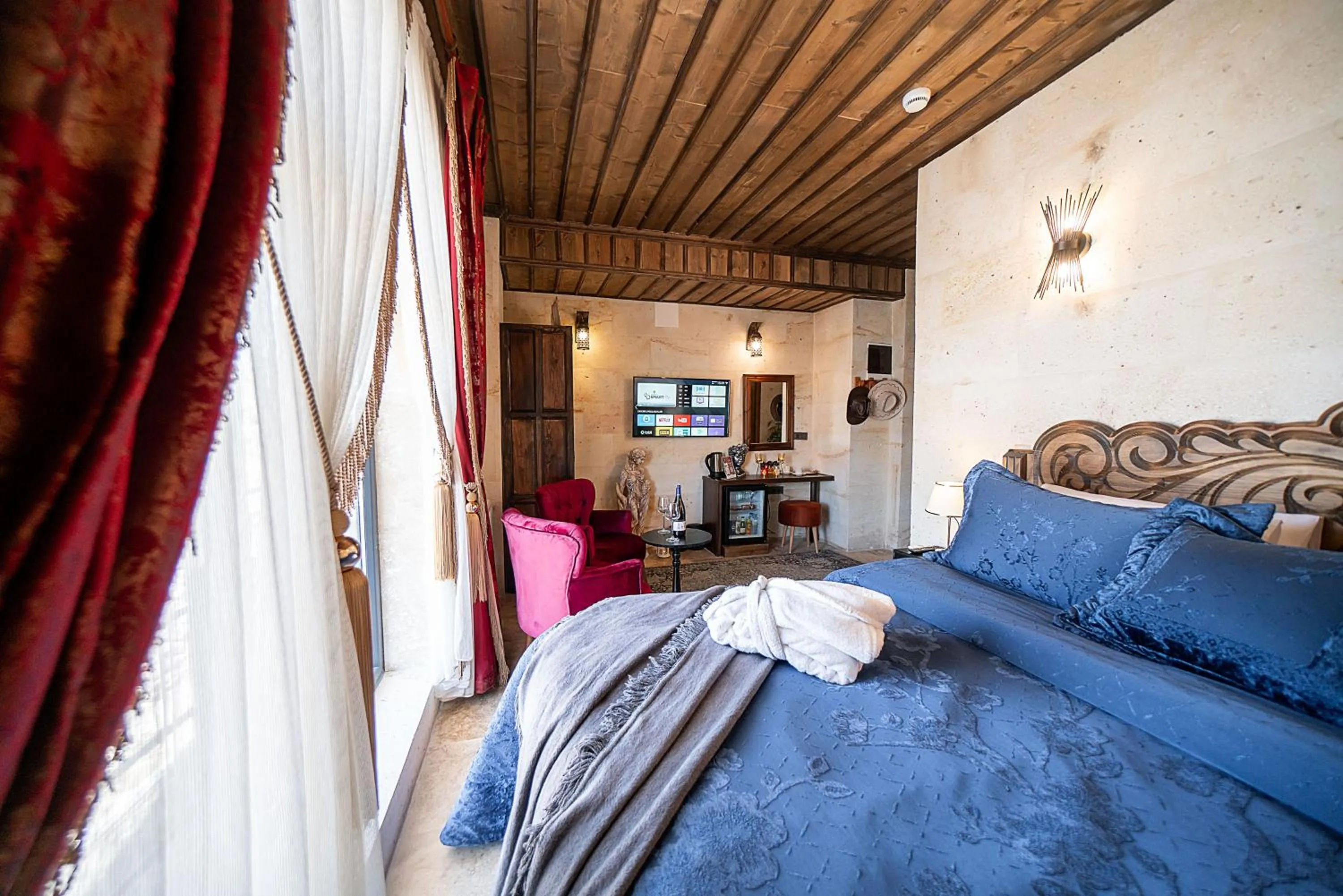 Bed in Abra Stone House