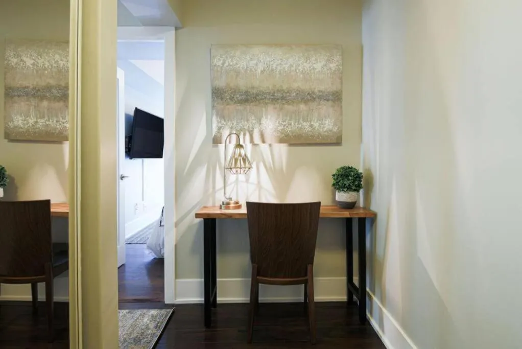 Living room in Skyline Suites - Walk to MTCC, ACC, Rogers Centre & Entertainment District