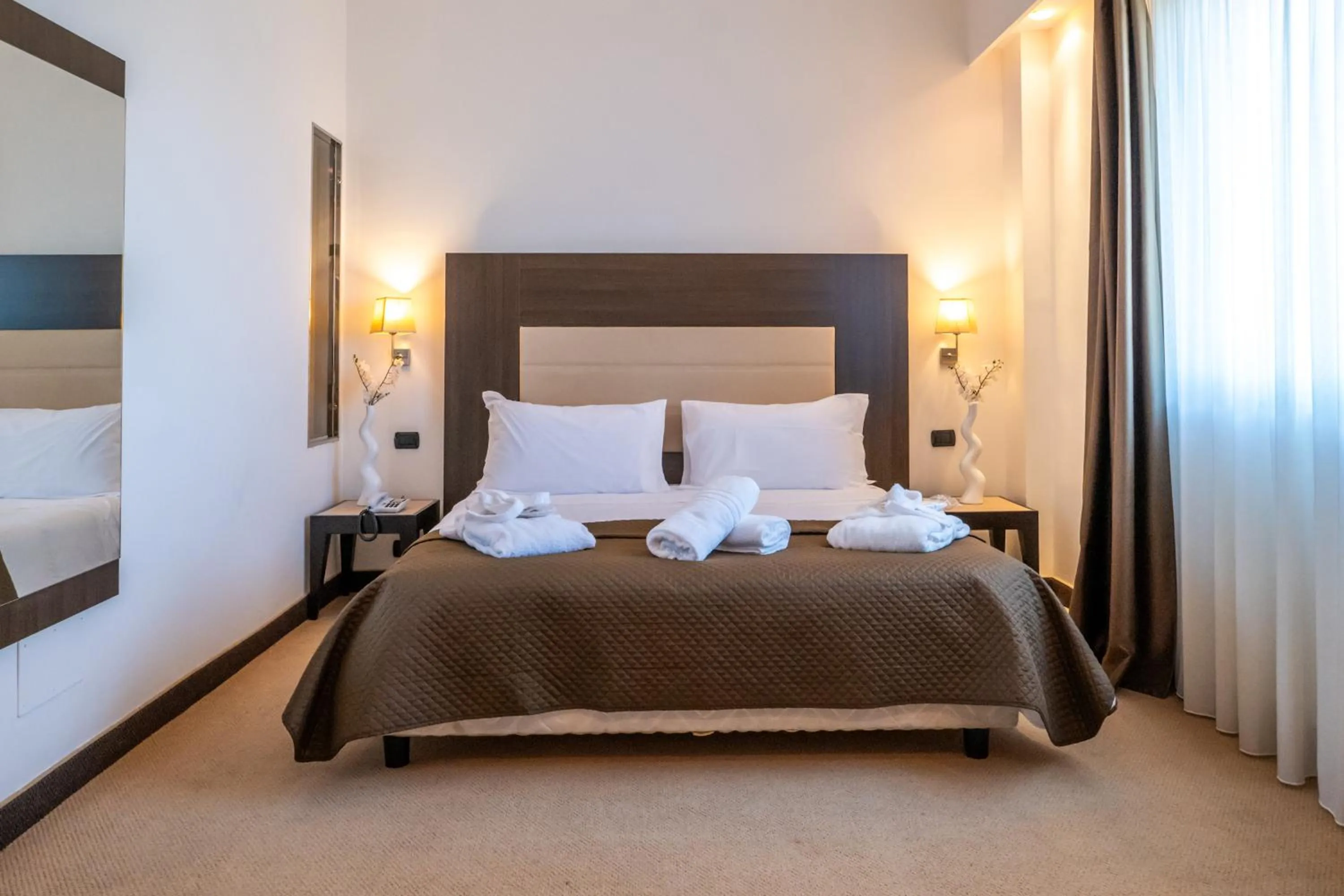 Bed in NSM Hotel Palace Lucera