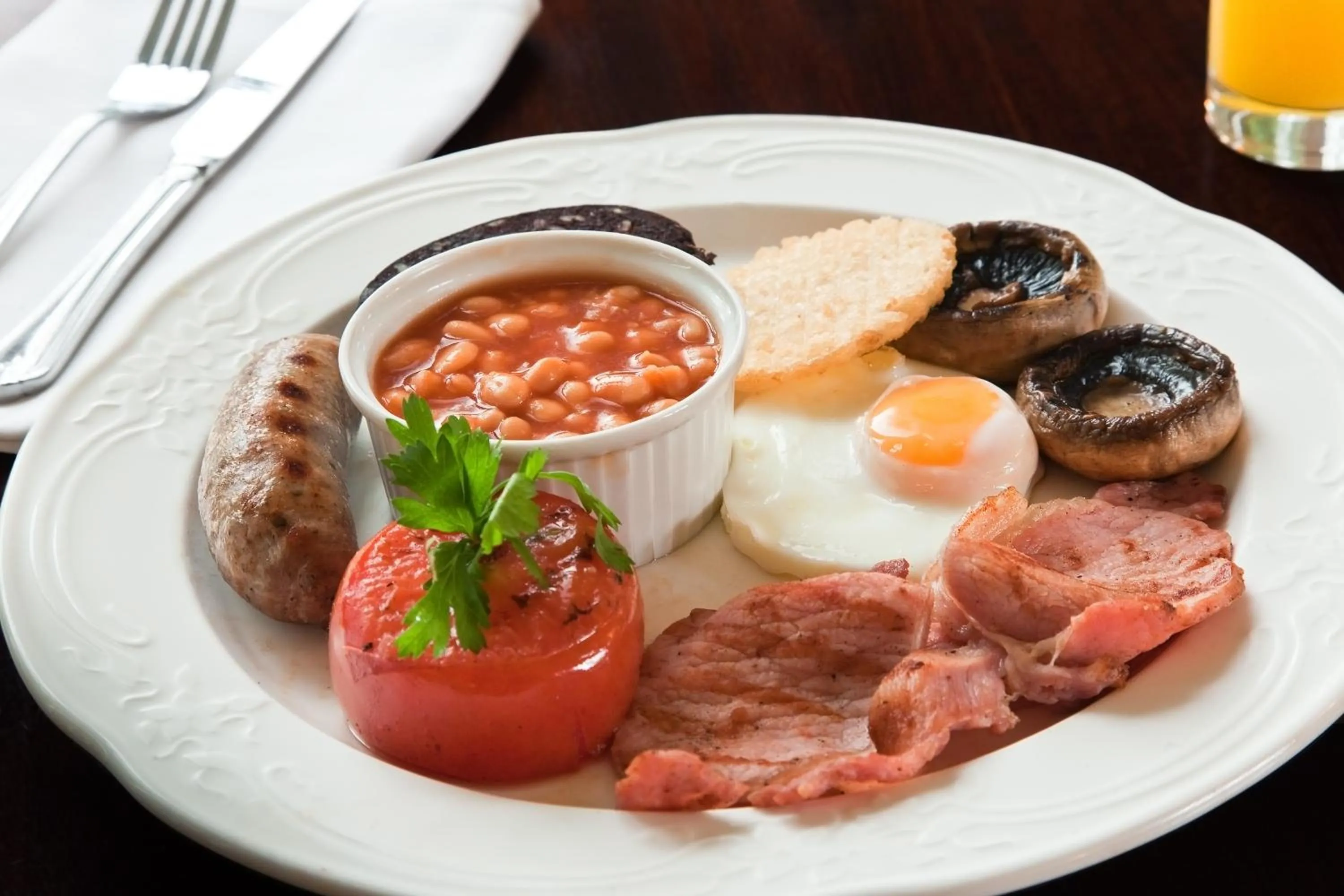 English/Irish breakfast in Burn How Garden Hotel - Bowness on Windermere