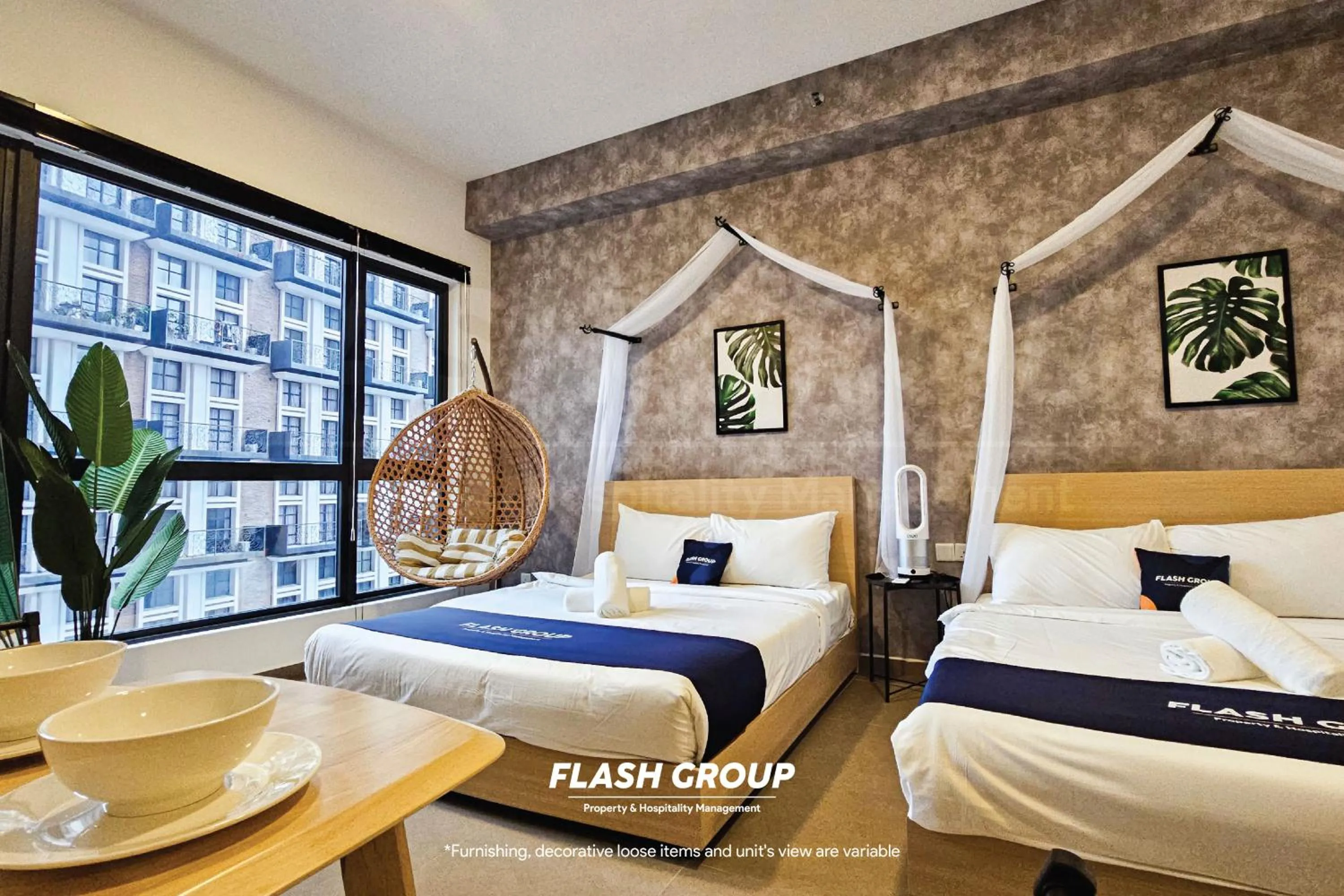 Bed in Forte Seasons Mossaz Premium Suites Petaling Jaya