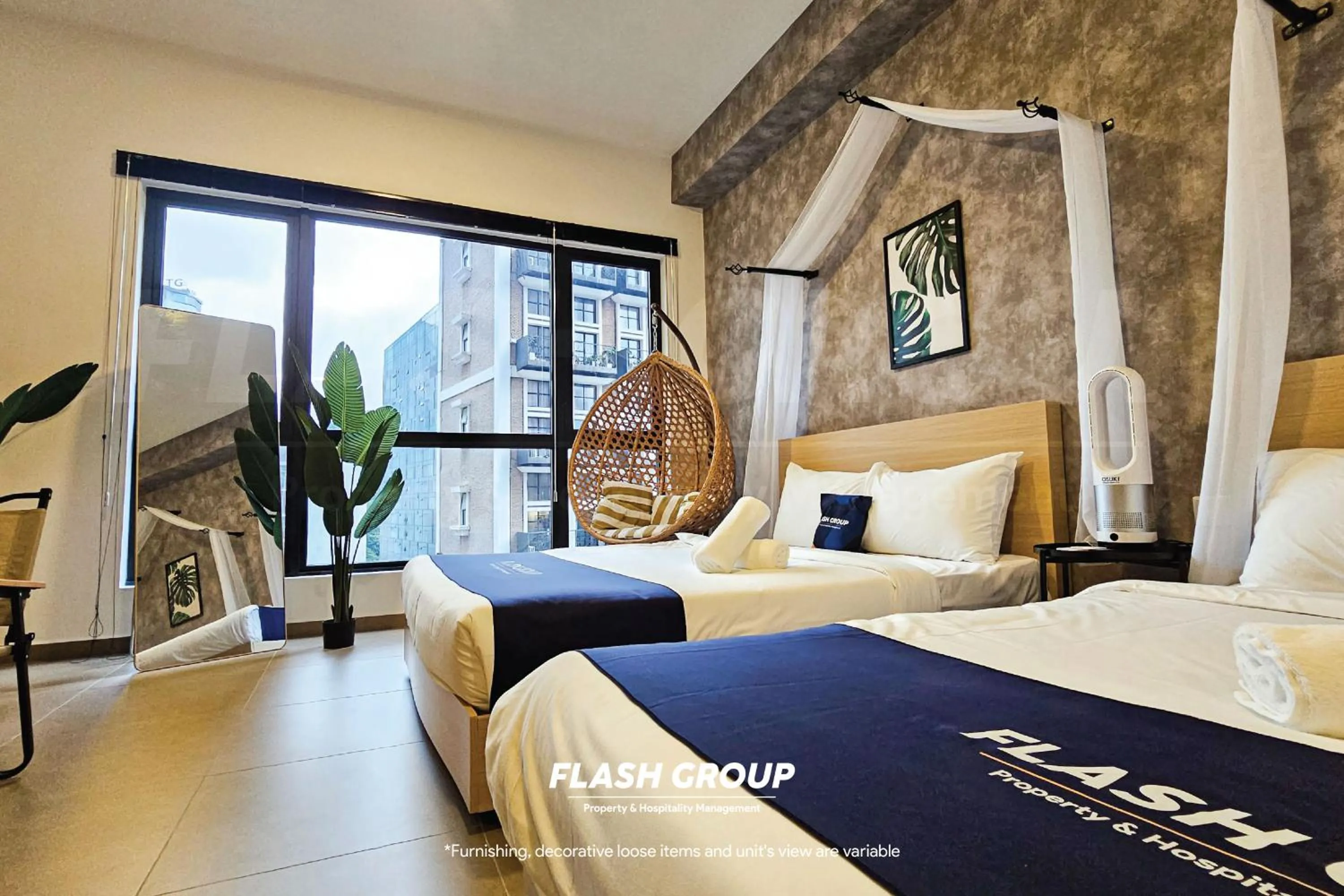 Bed in Forte Seasons Mossaz Premium Suites Petaling Jaya