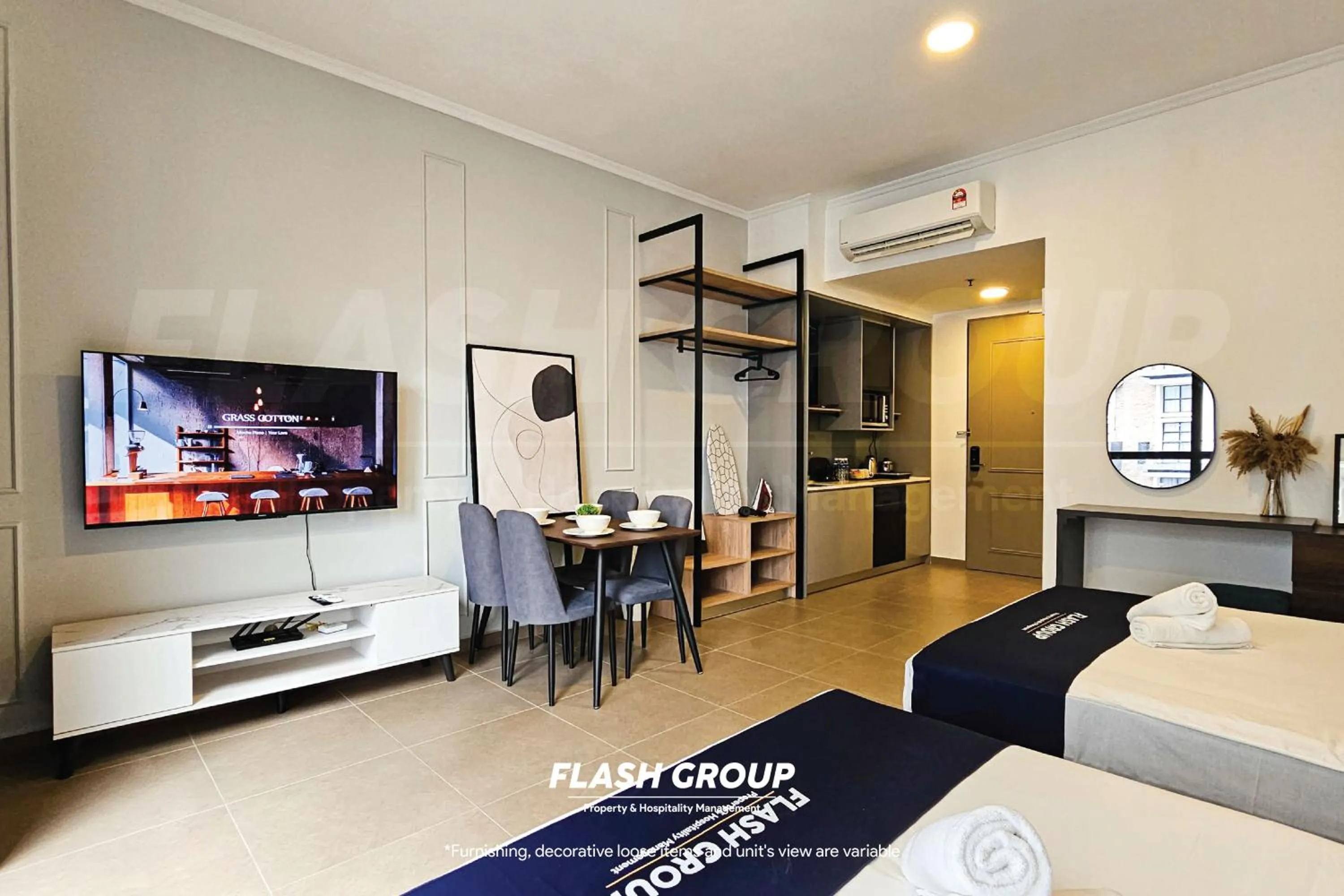 Bed in Forte Seasons Mossaz Premium Suites Petaling Jaya