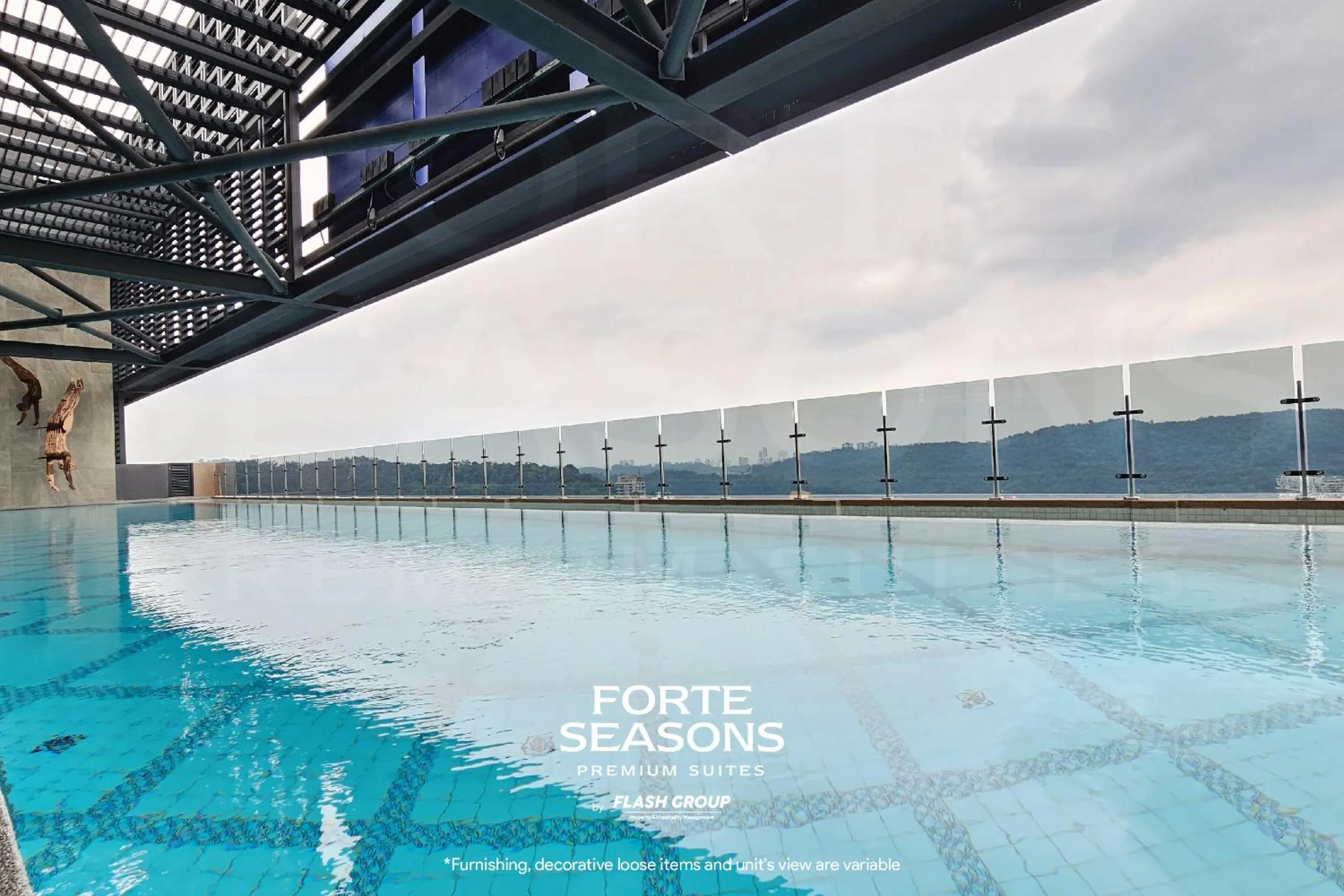 Swimming pool in Forte Seasons Mossaz Premium Suites Petaling Jaya