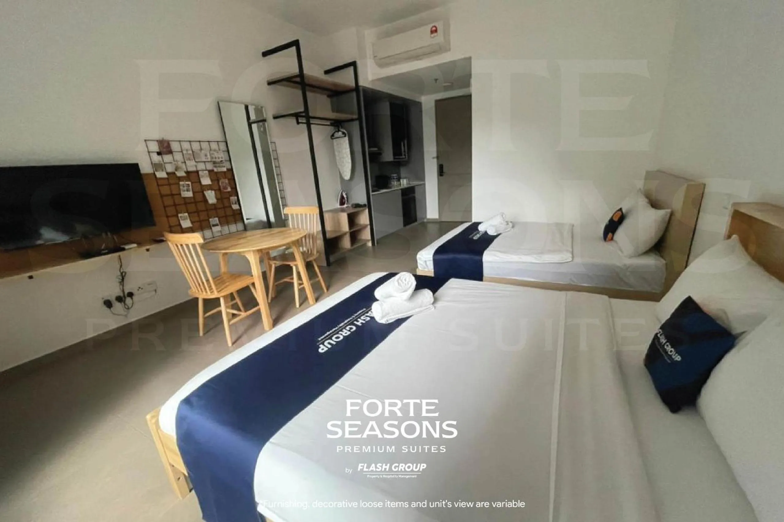 Bed in Forte Seasons Mossaz Premium Suites Petaling Jaya