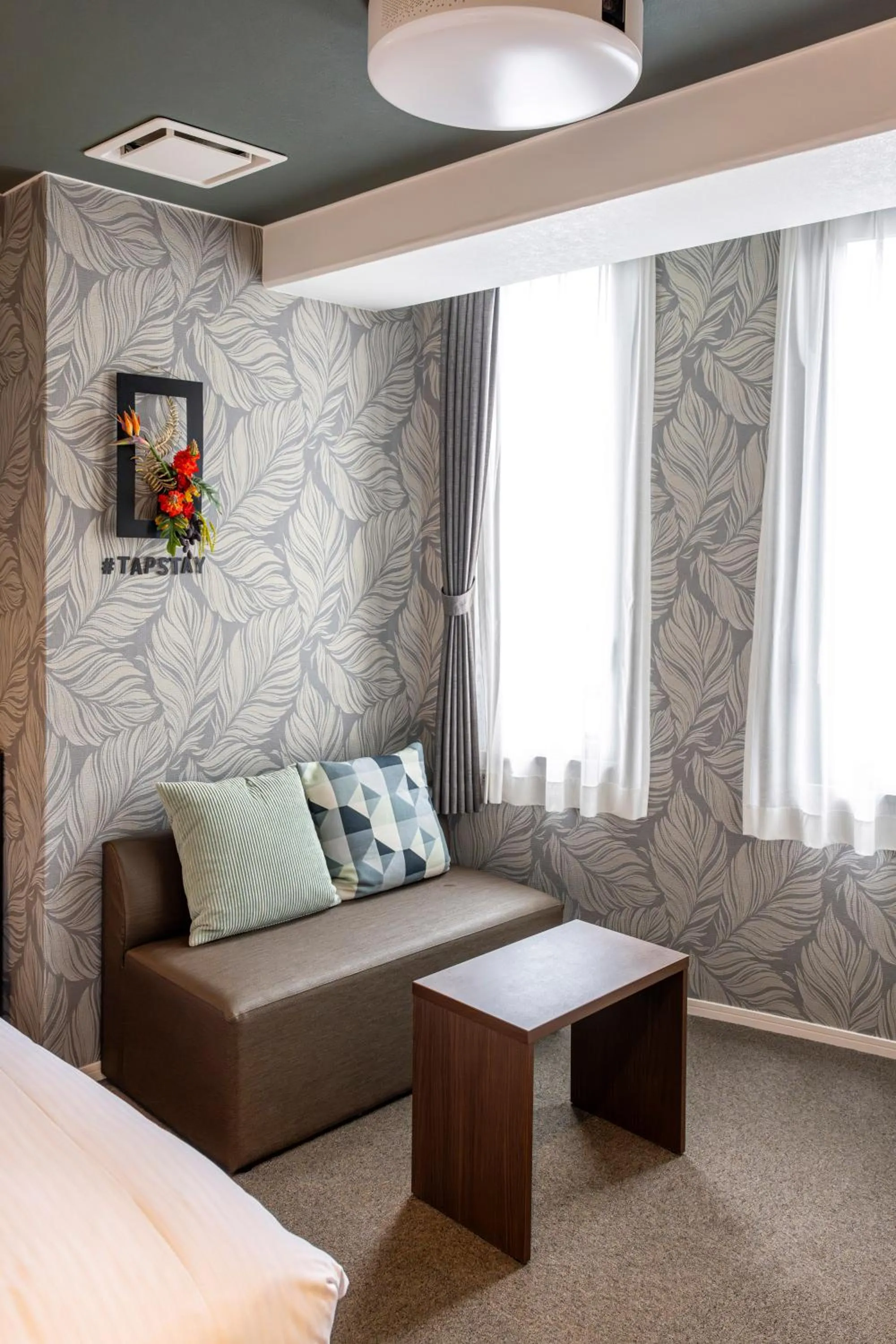 Bed in TapStay Hotel