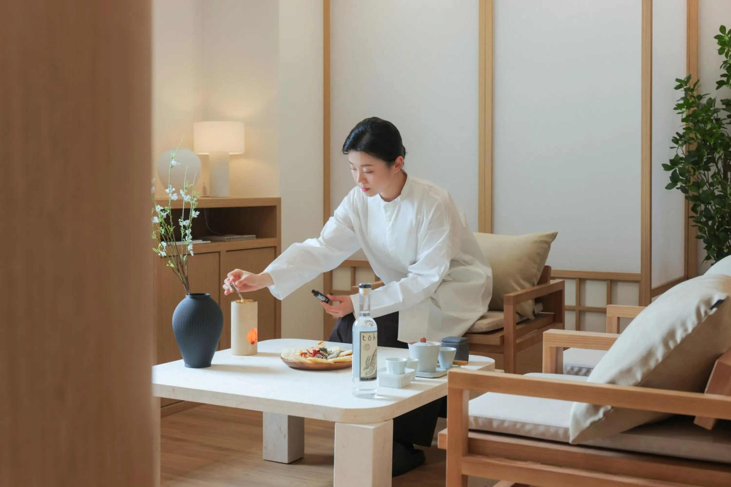 Living room in AanK Hotel & Spa Pyeongtaek