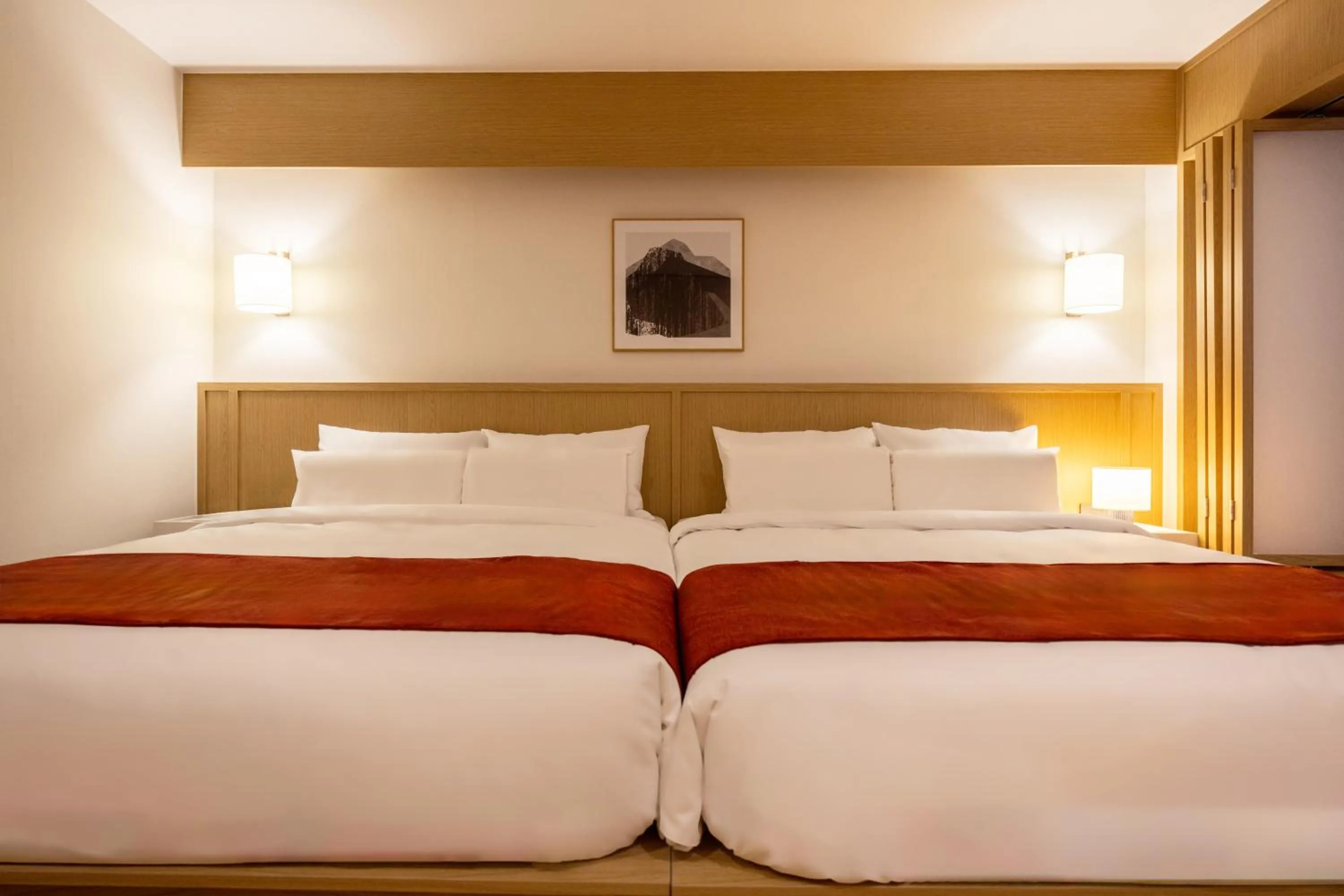 Bed in AanK Hotel & Spa Pyeongtaek