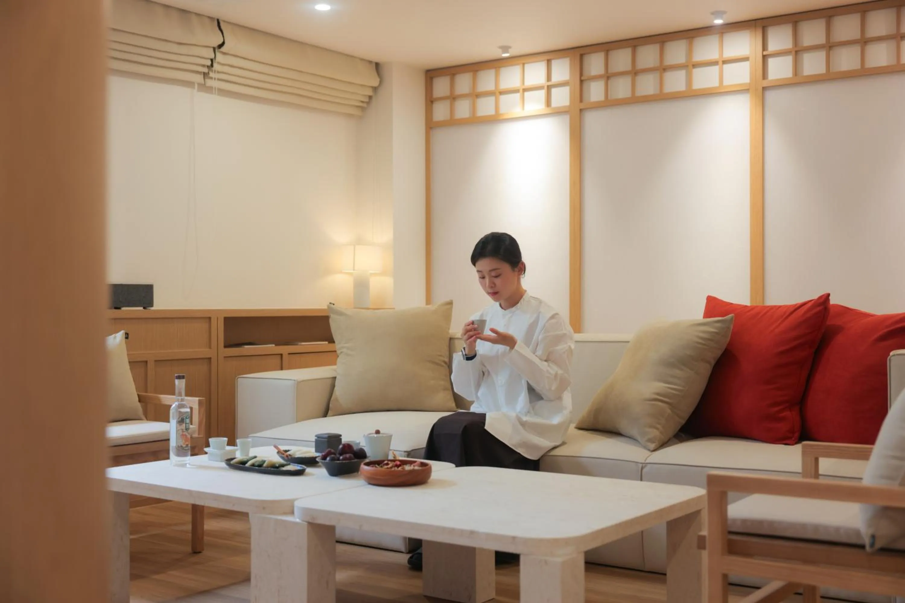 Living room in AanK Hotel & Spa Pyeongtaek
