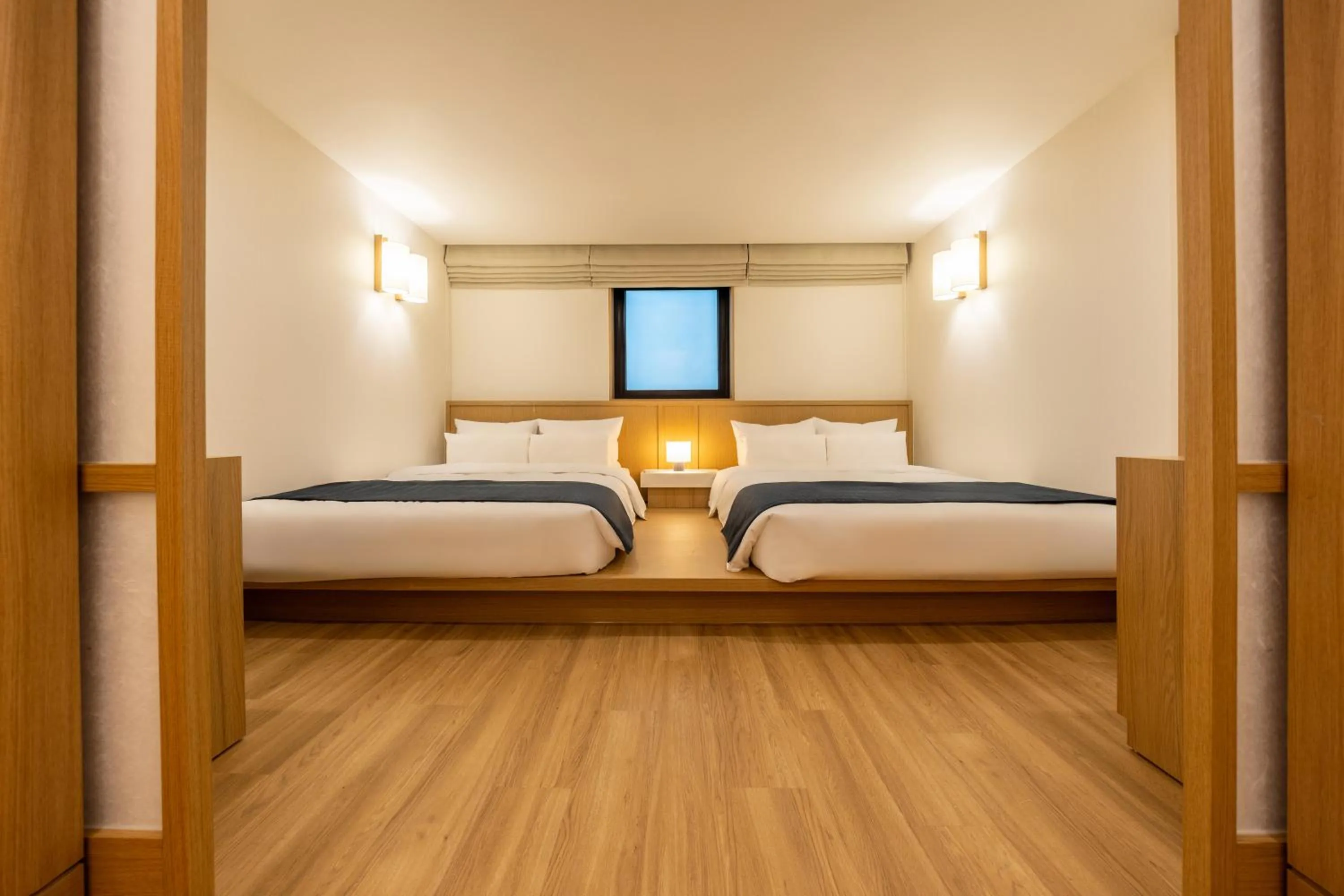 Bed in AanK Hotel & Spa Pyeongtaek