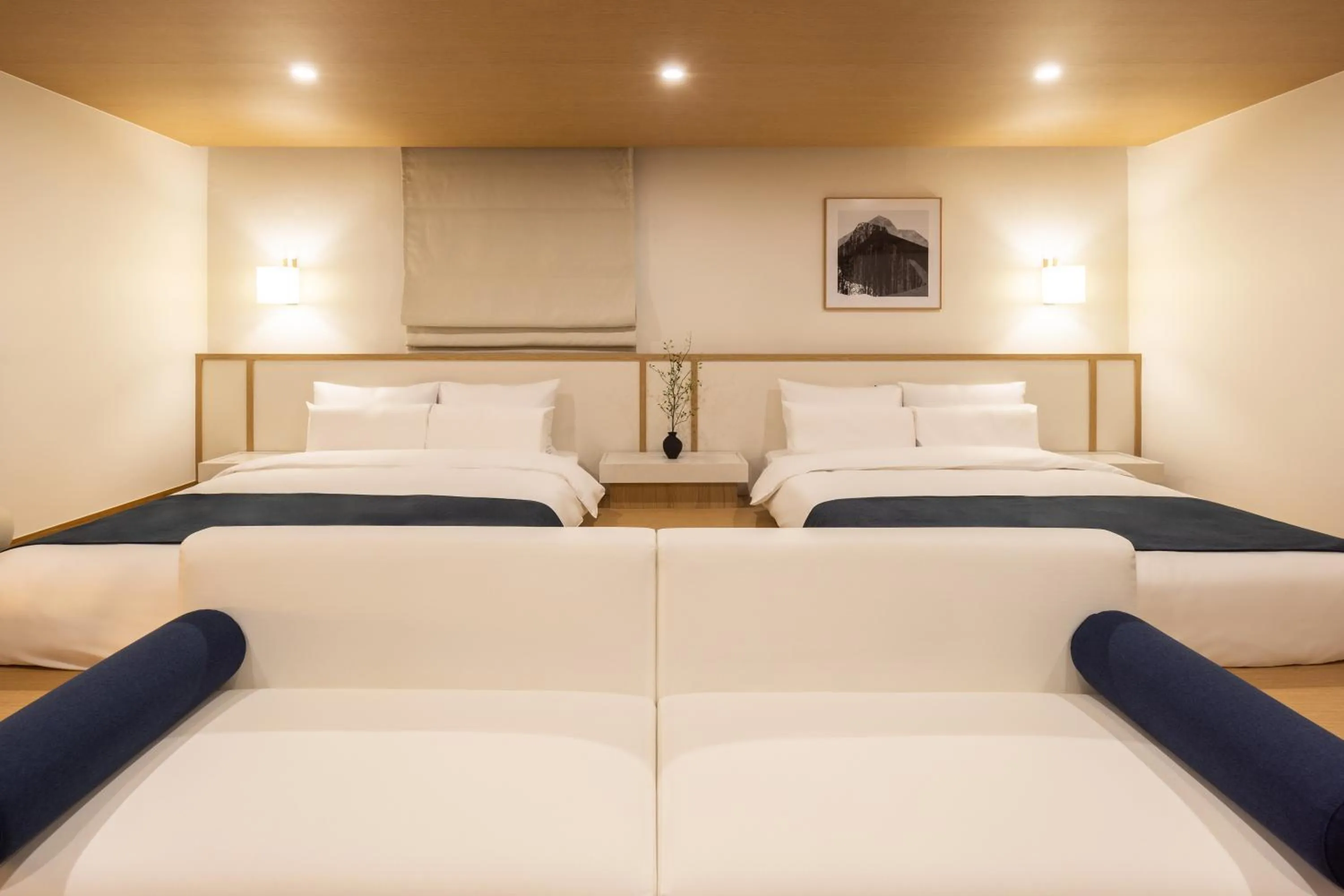 Bed in AanK Hotel & Spa Pyeongtaek