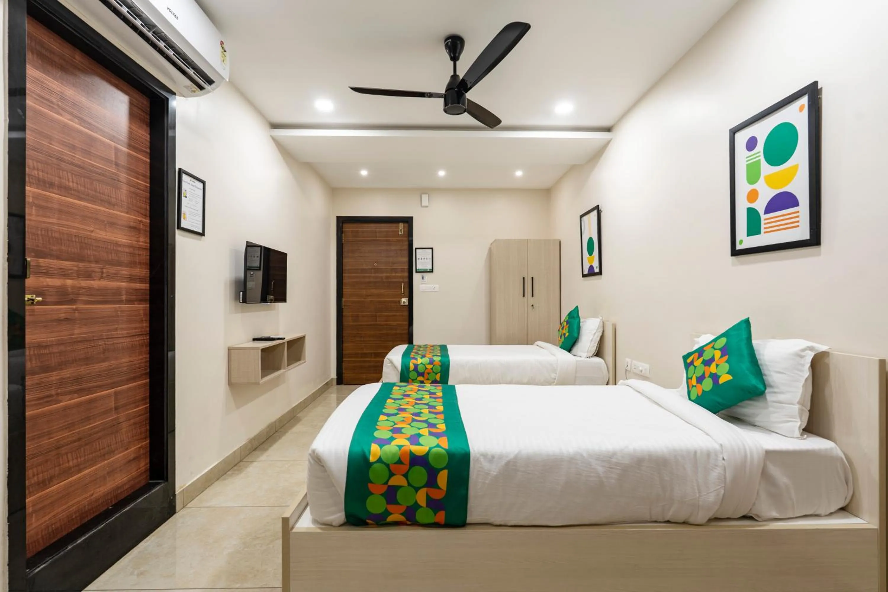 Bed in Treebo Sea Heights