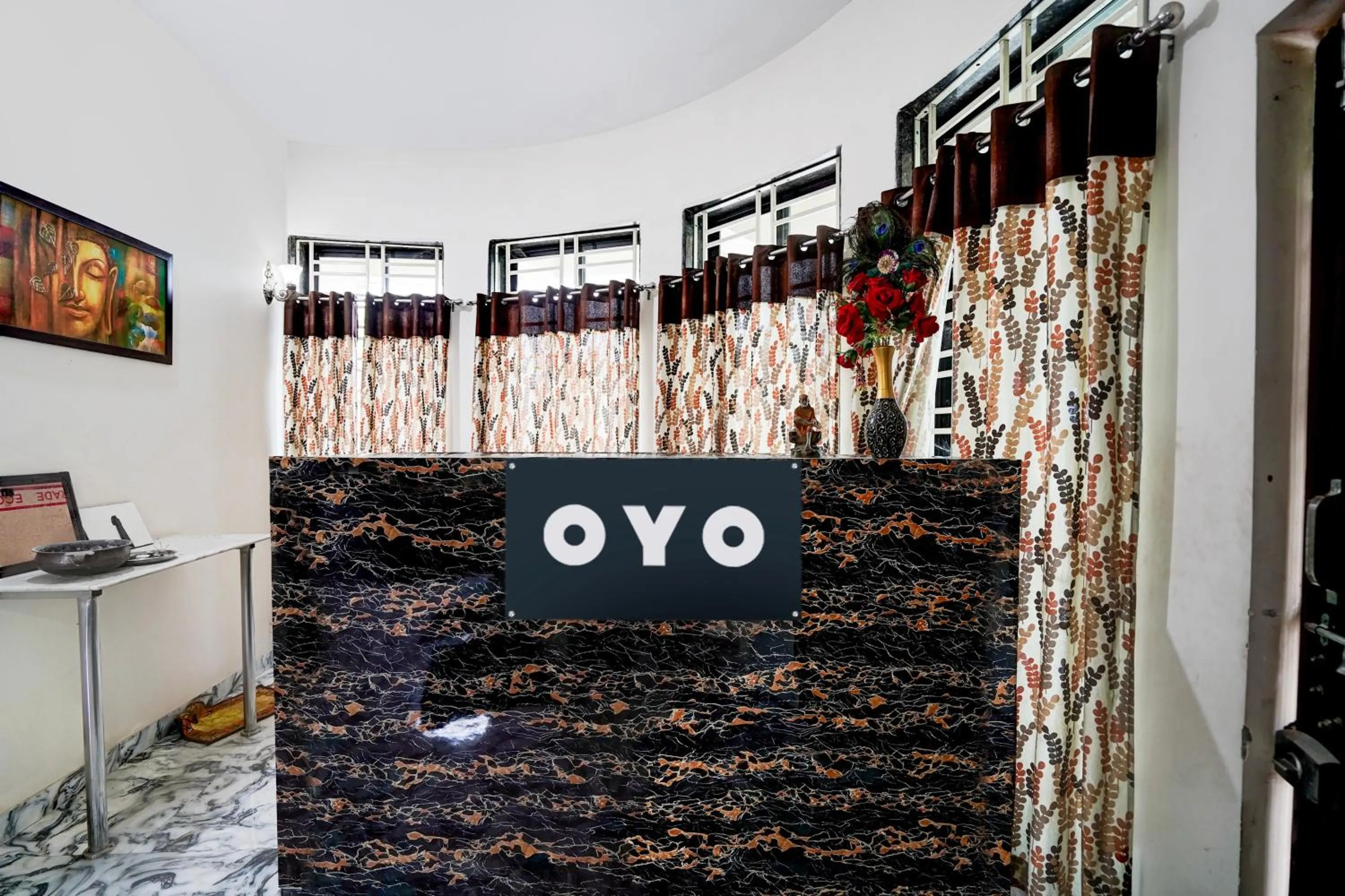 Lobby or reception in Hotel O Oyasis.in