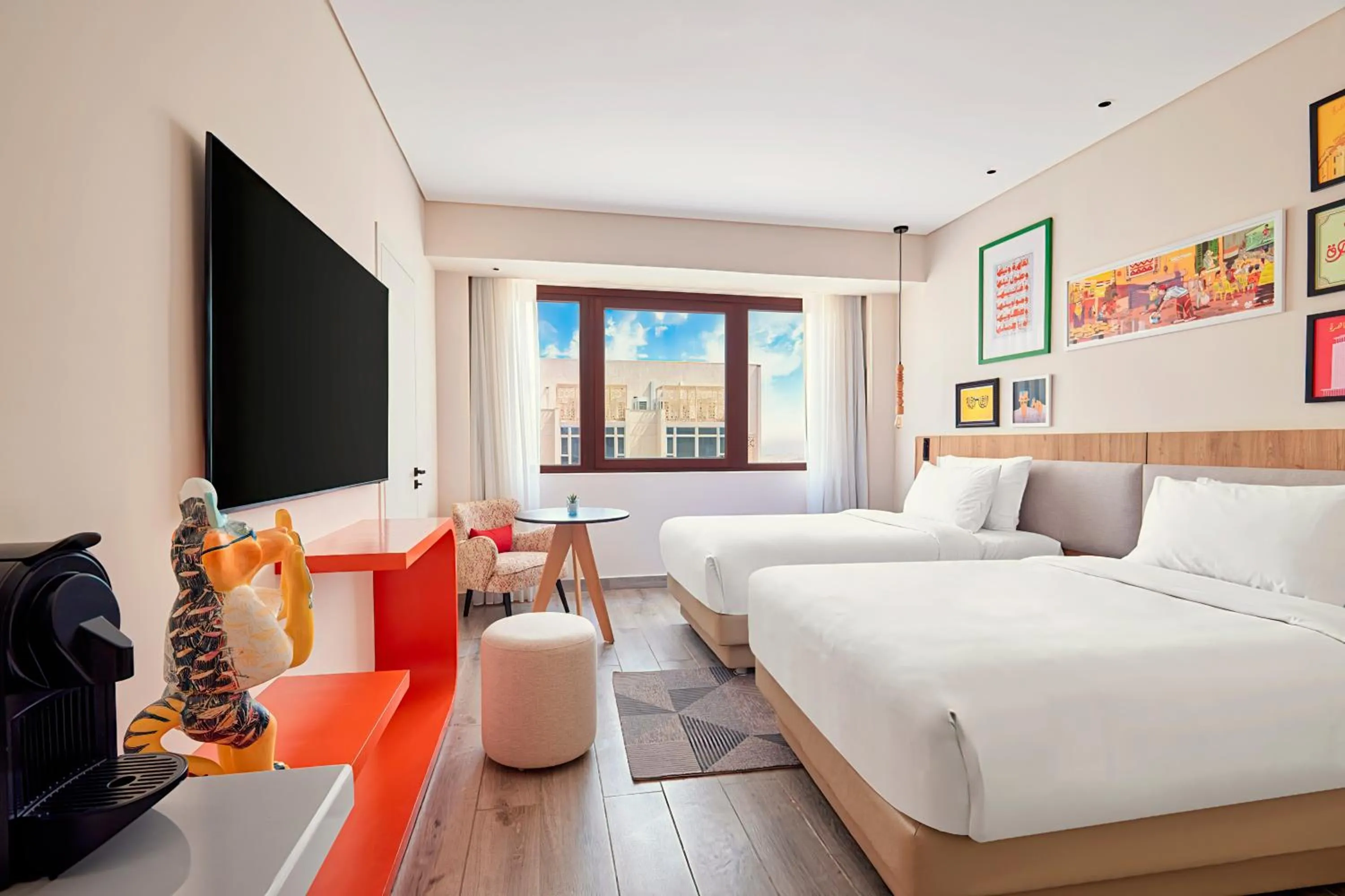 TV and multimedia, Bed in Hyatt Centric Cairo West