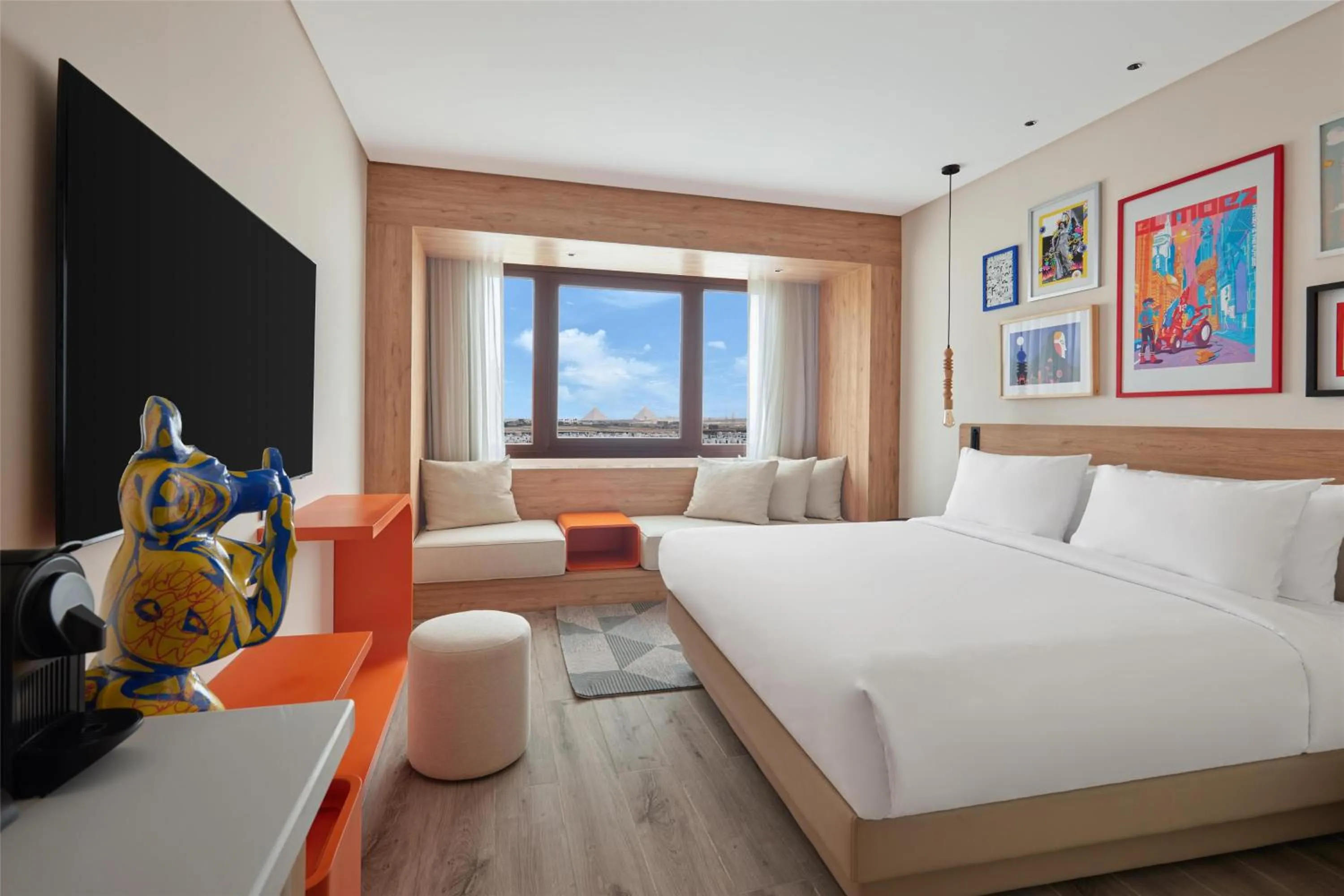 Property building, Bed in Hyatt Centric Cairo West