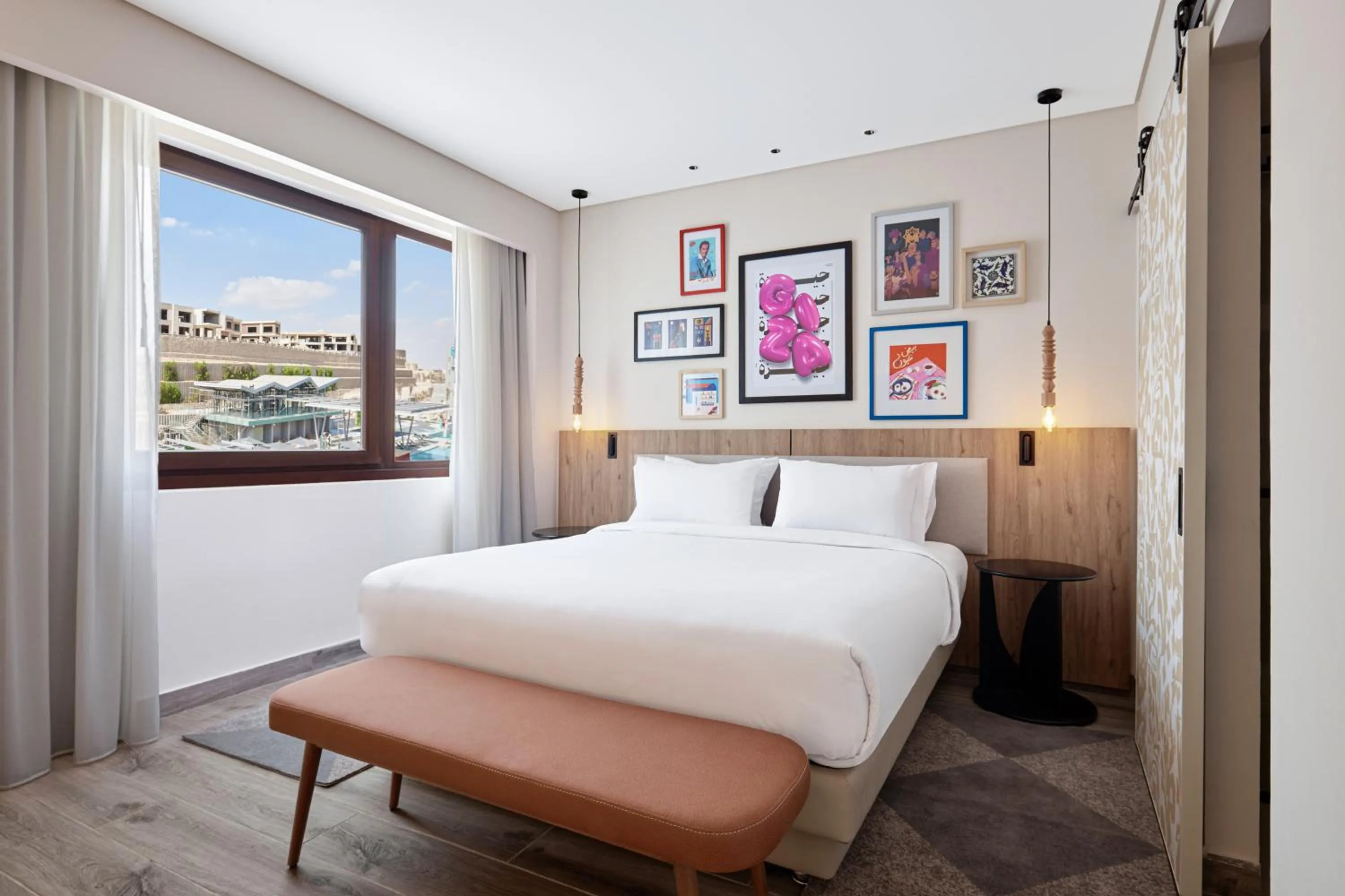 City view, Bed in Hyatt Centric Cairo West