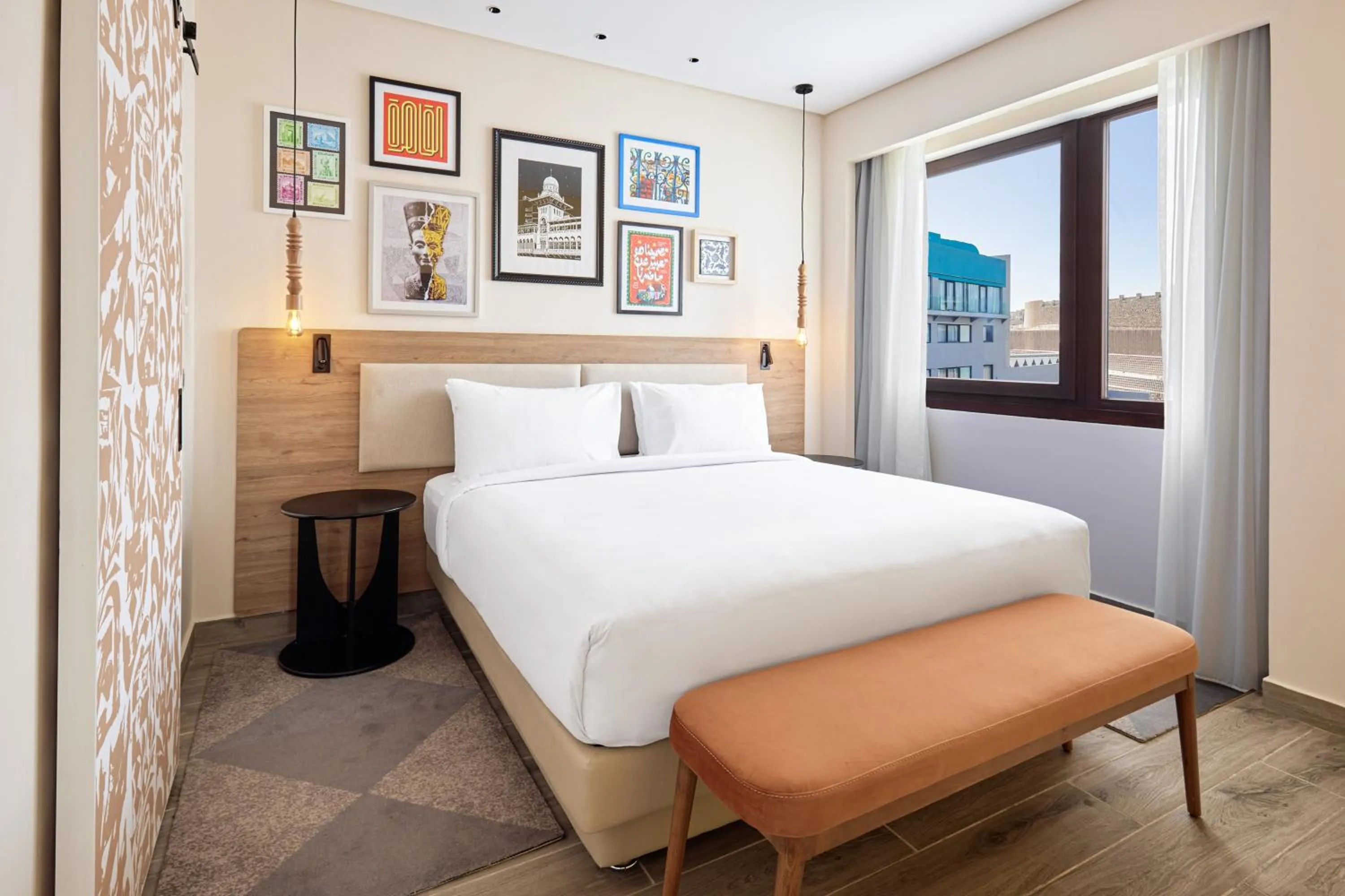 City view, Bed in Hyatt Centric Cairo West