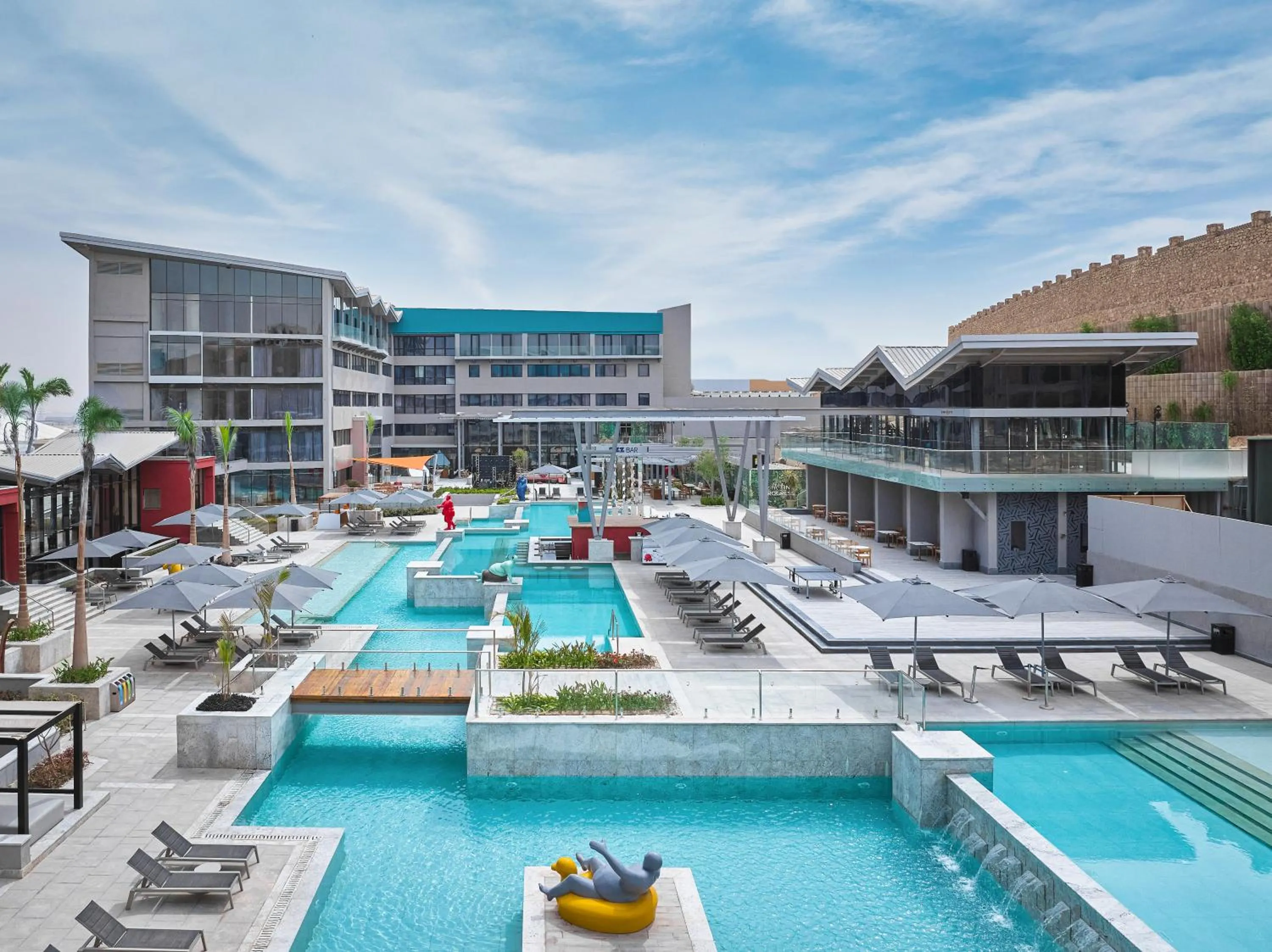 Pool view in Hyatt Centric Cairo West
