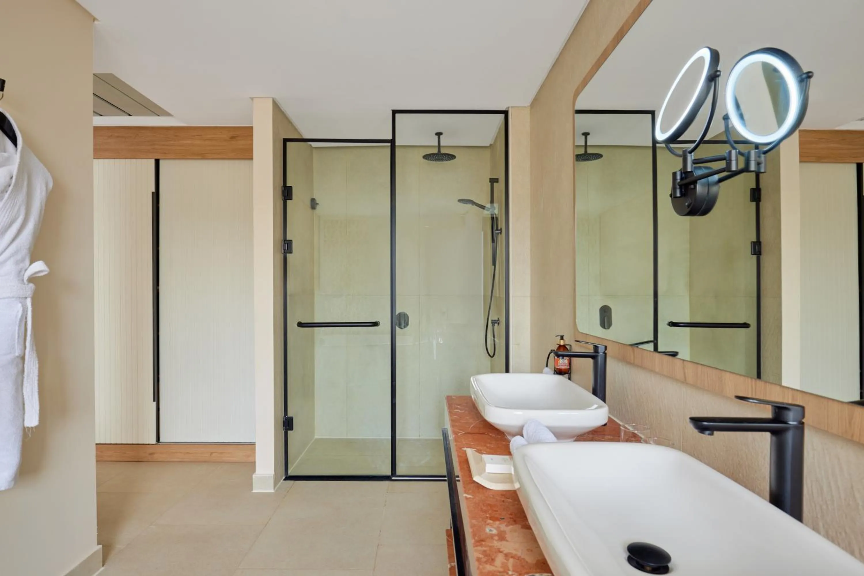 Shower in Hyatt Centric Cairo West