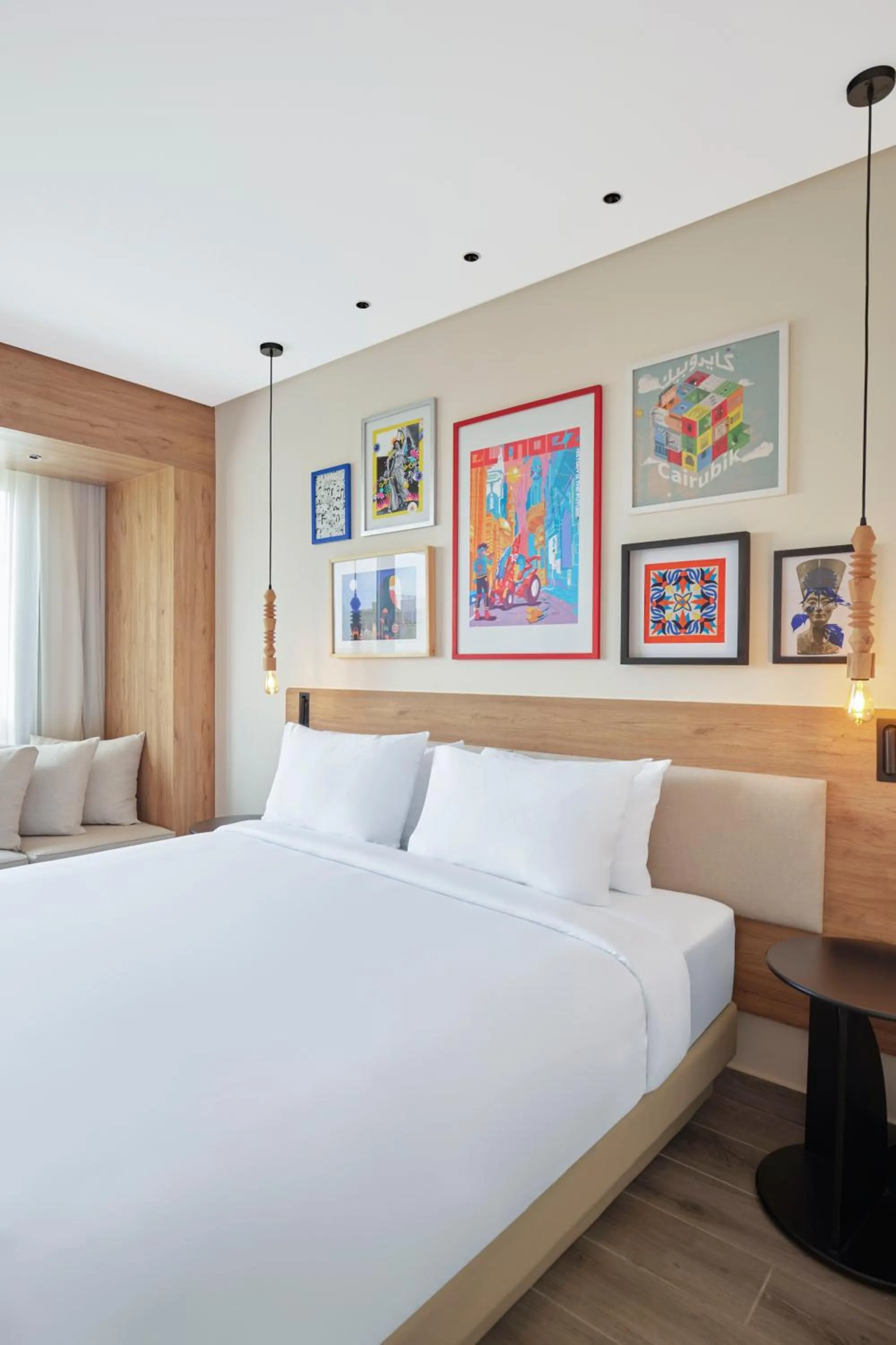 Bed in Hyatt Centric Cairo West