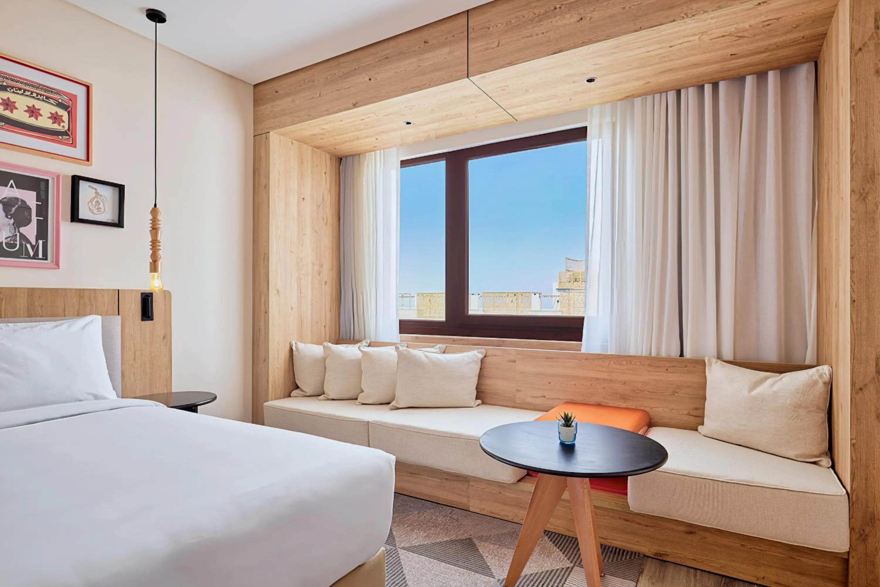 Bed in Hyatt Centric Cairo West