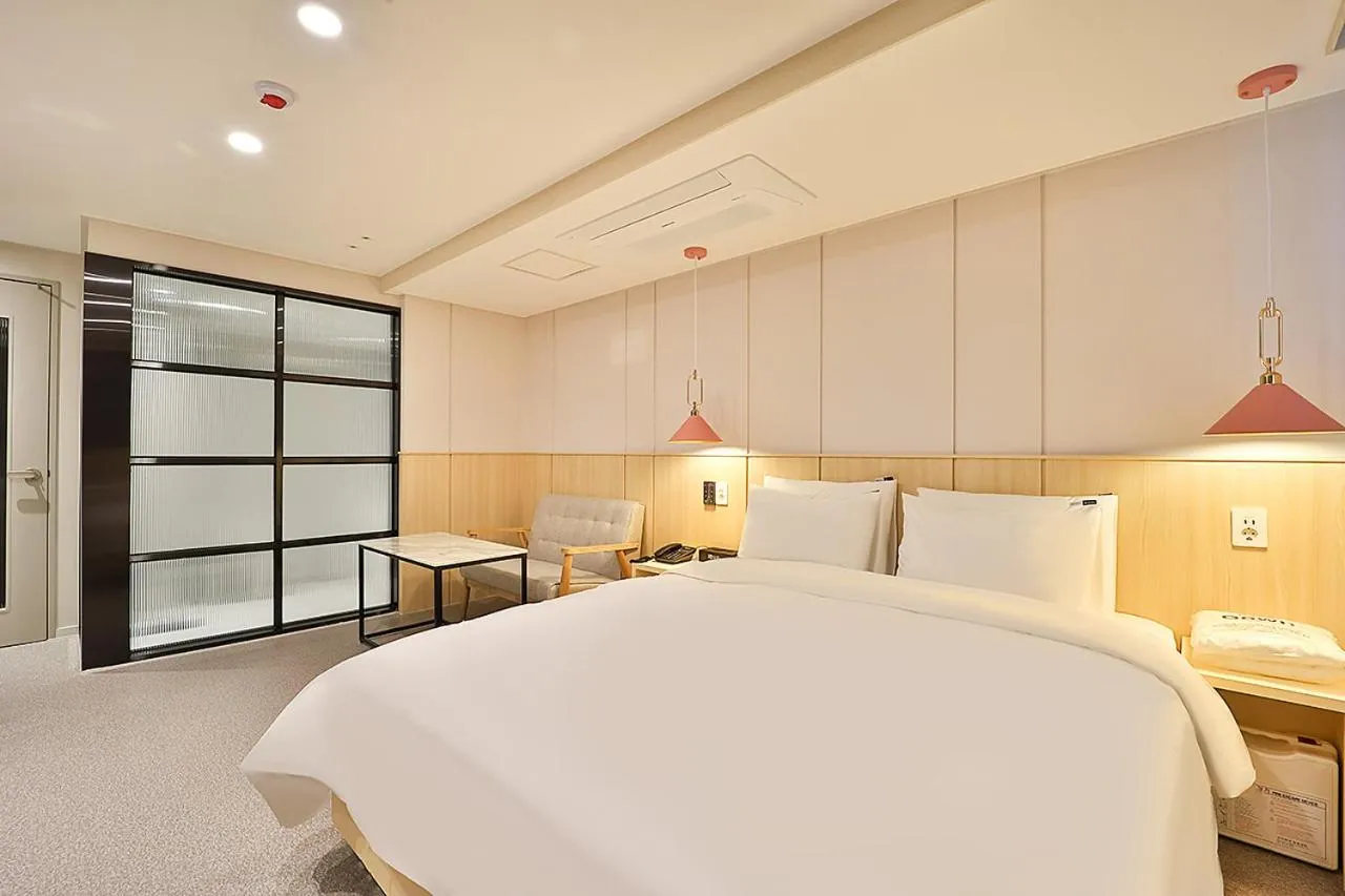 Bed in Rubato Hotel Ulsan Junggu