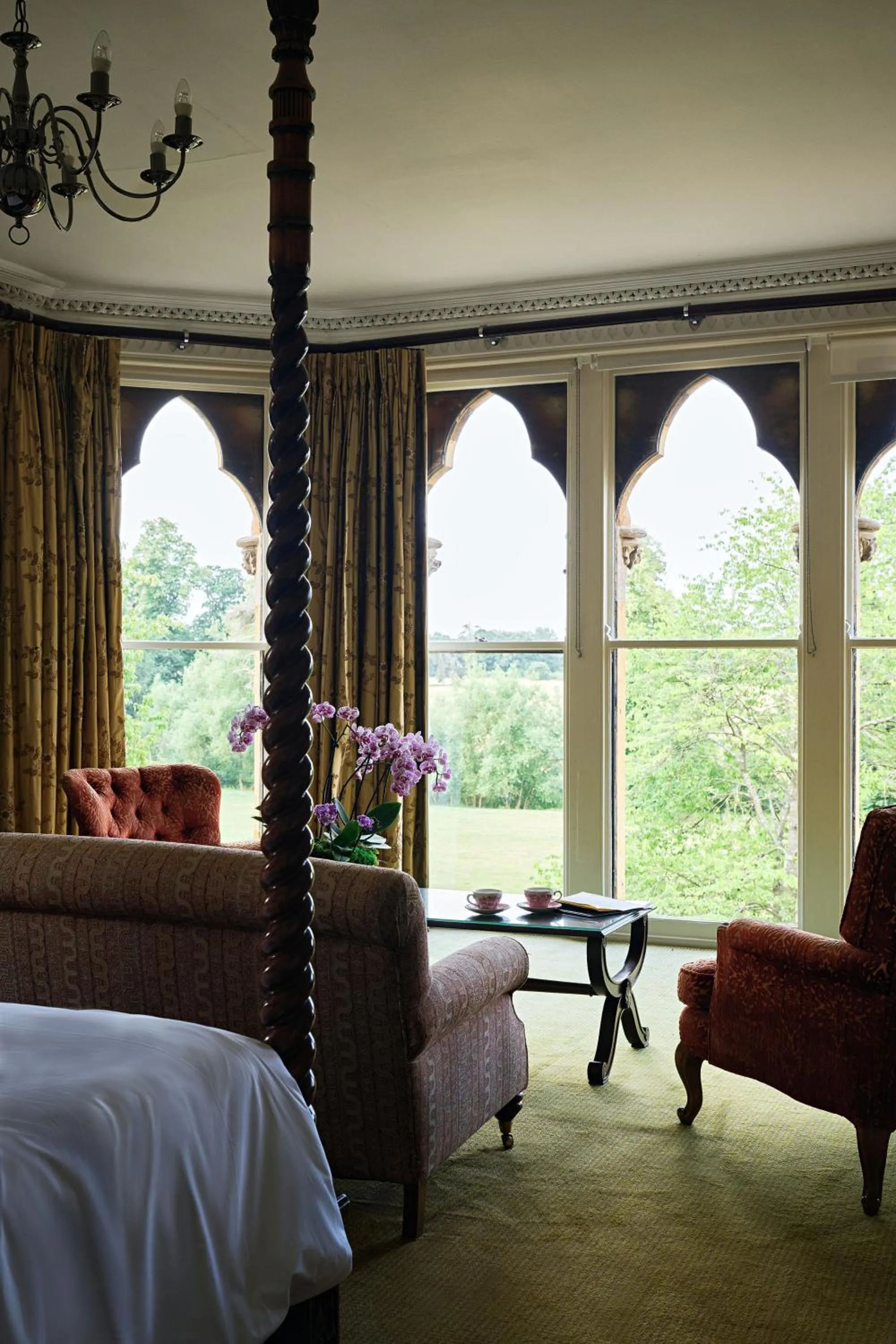 Bedroom, Bed in Ettington Park Hotel, Stratford-upon-Avon
