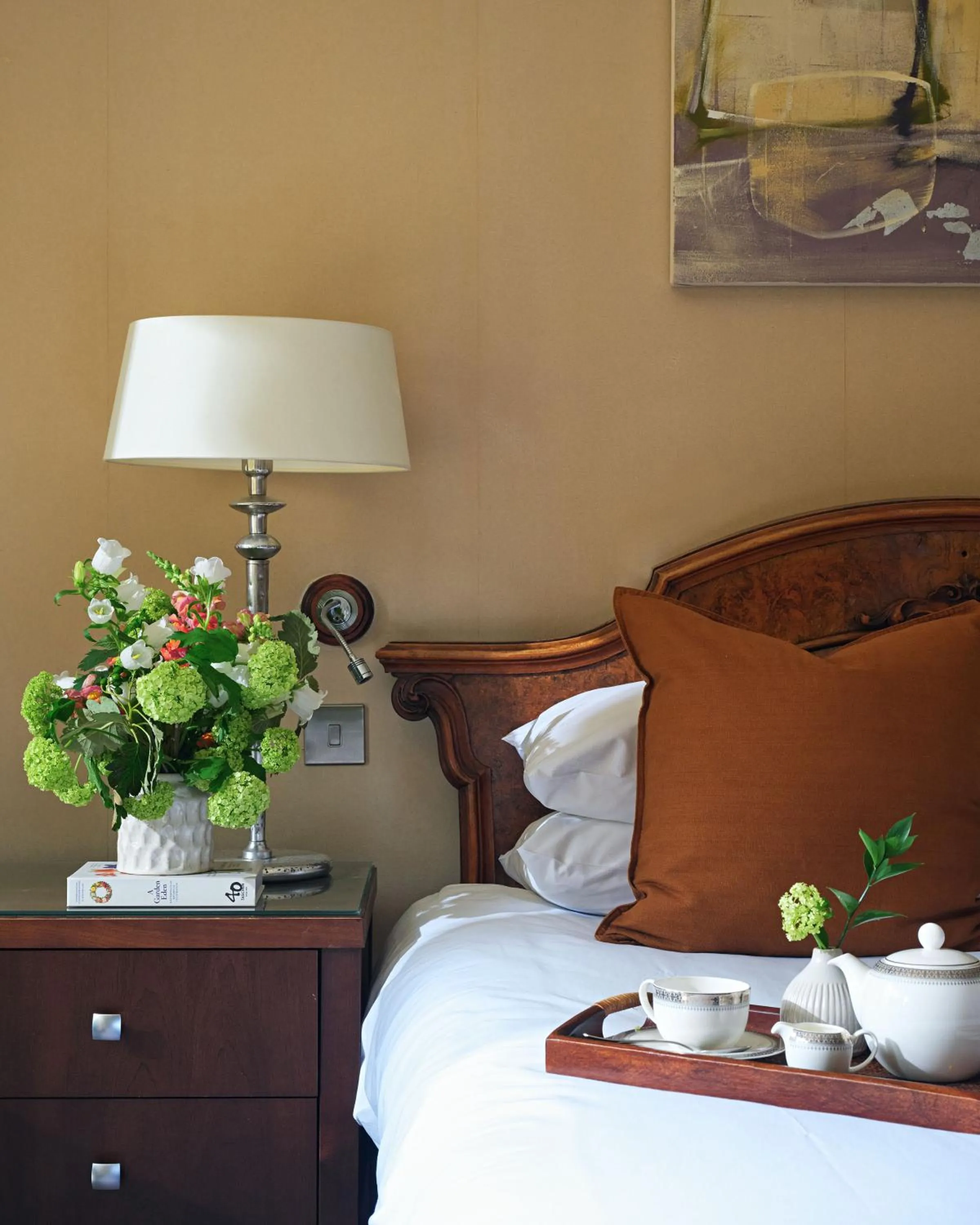 Bedroom, Bed in Ettington Park Hotel, Stratford-upon-Avon