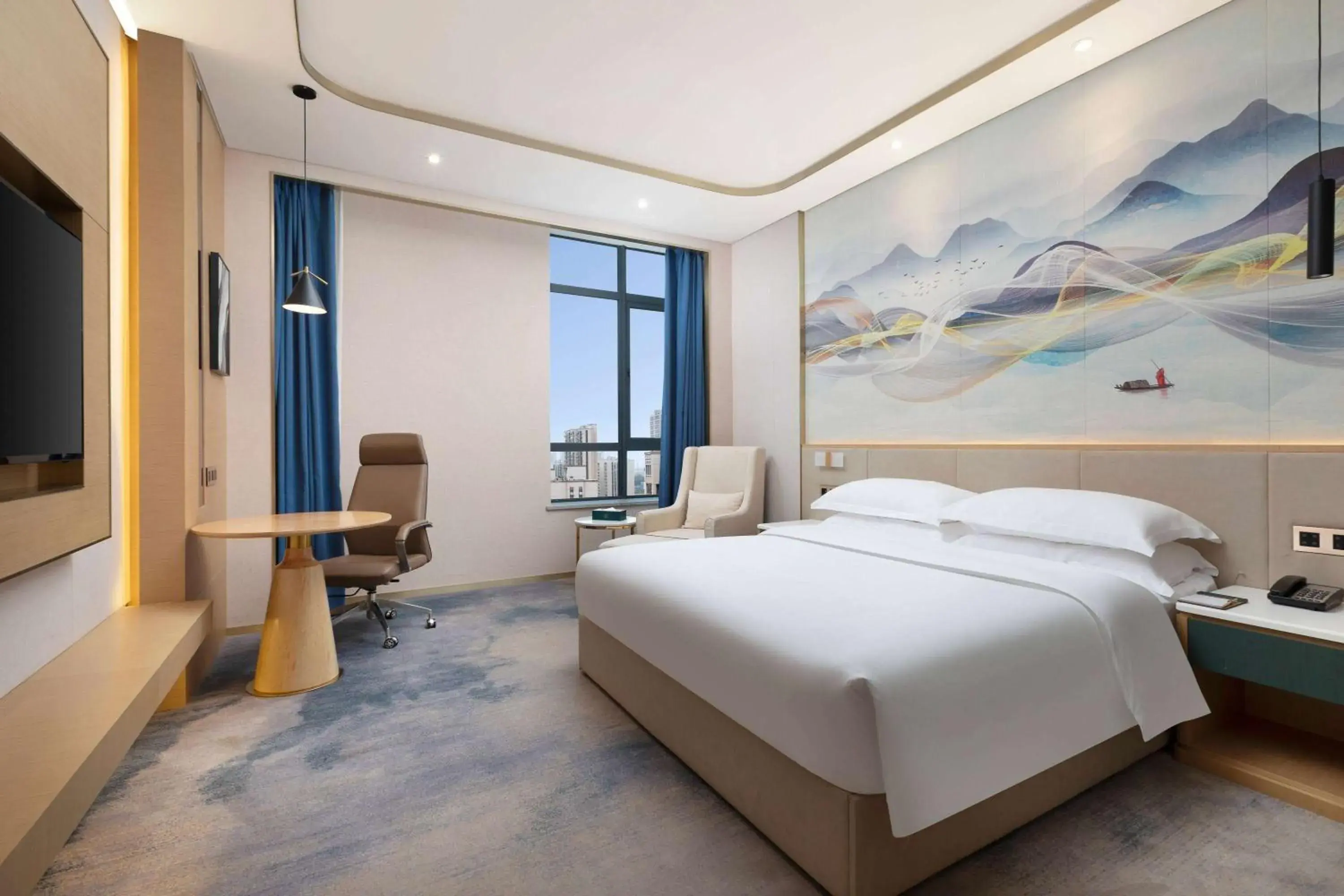 Deluxe King Room in Ramada by Wyndham Changsha East Deluxe King Room in Ramada by Wyndham Changsha East
