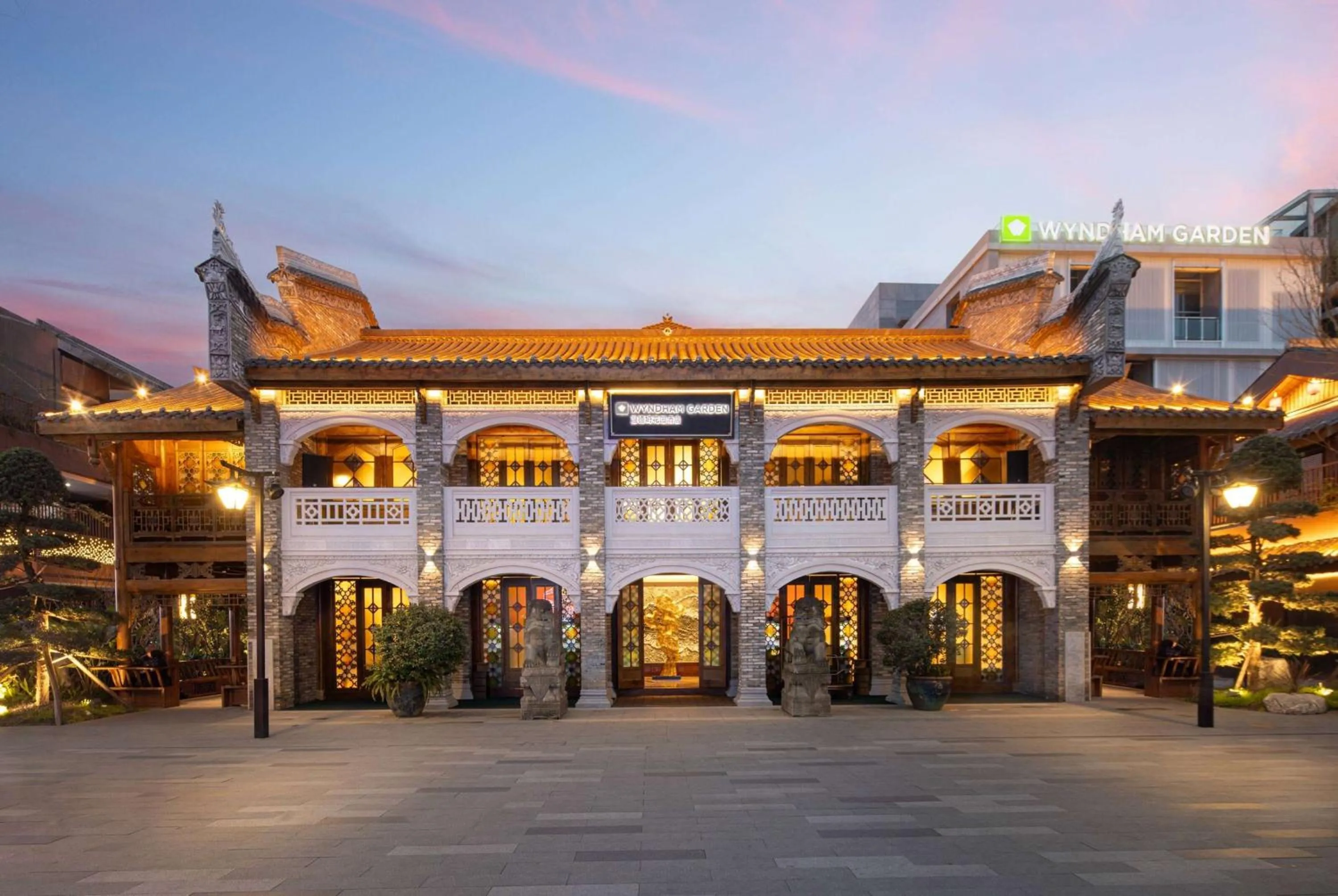 Property building in Wyndham Garden Qionglai Downtown