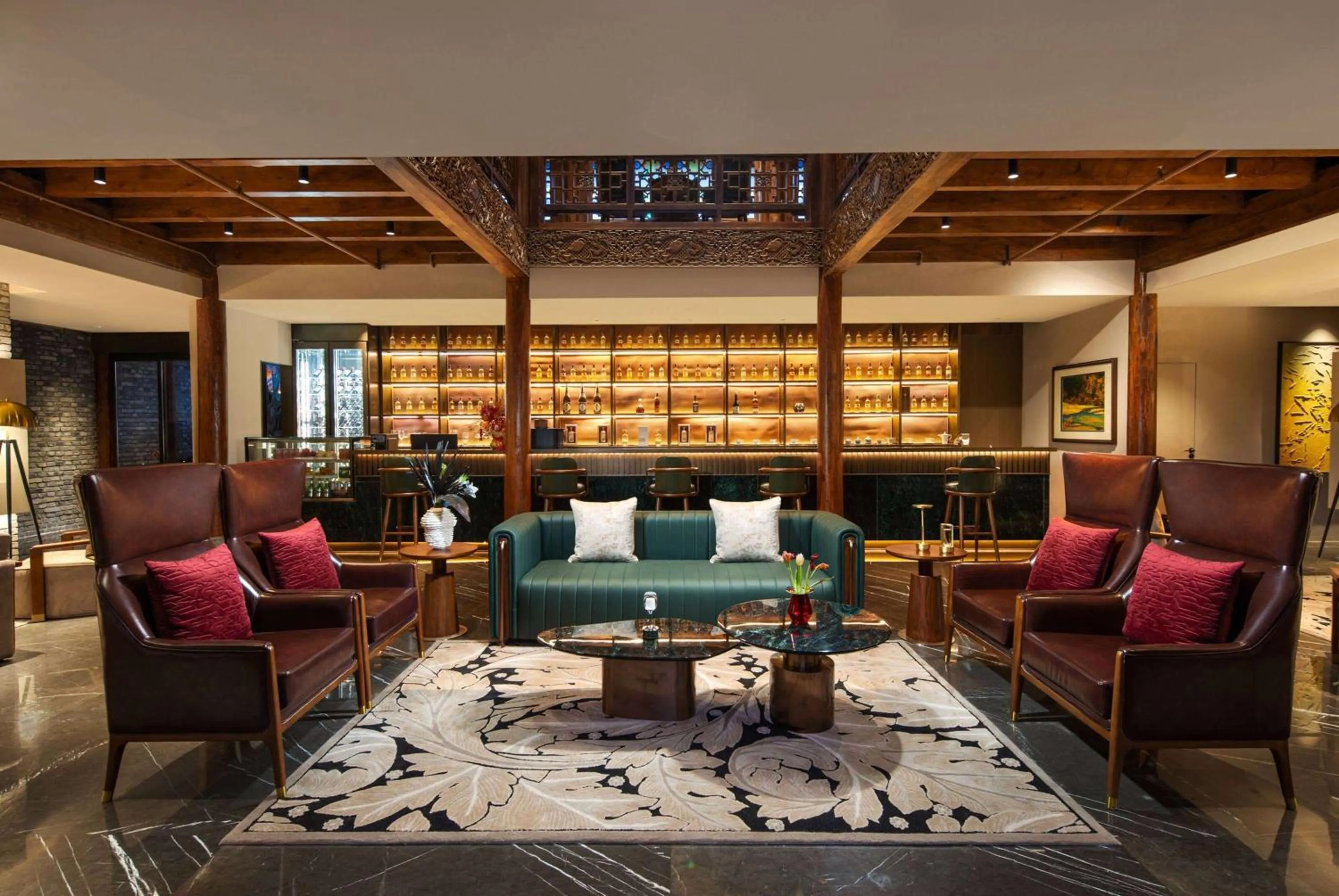 Lobby or reception in Wyndham Garden Qionglai Downtown