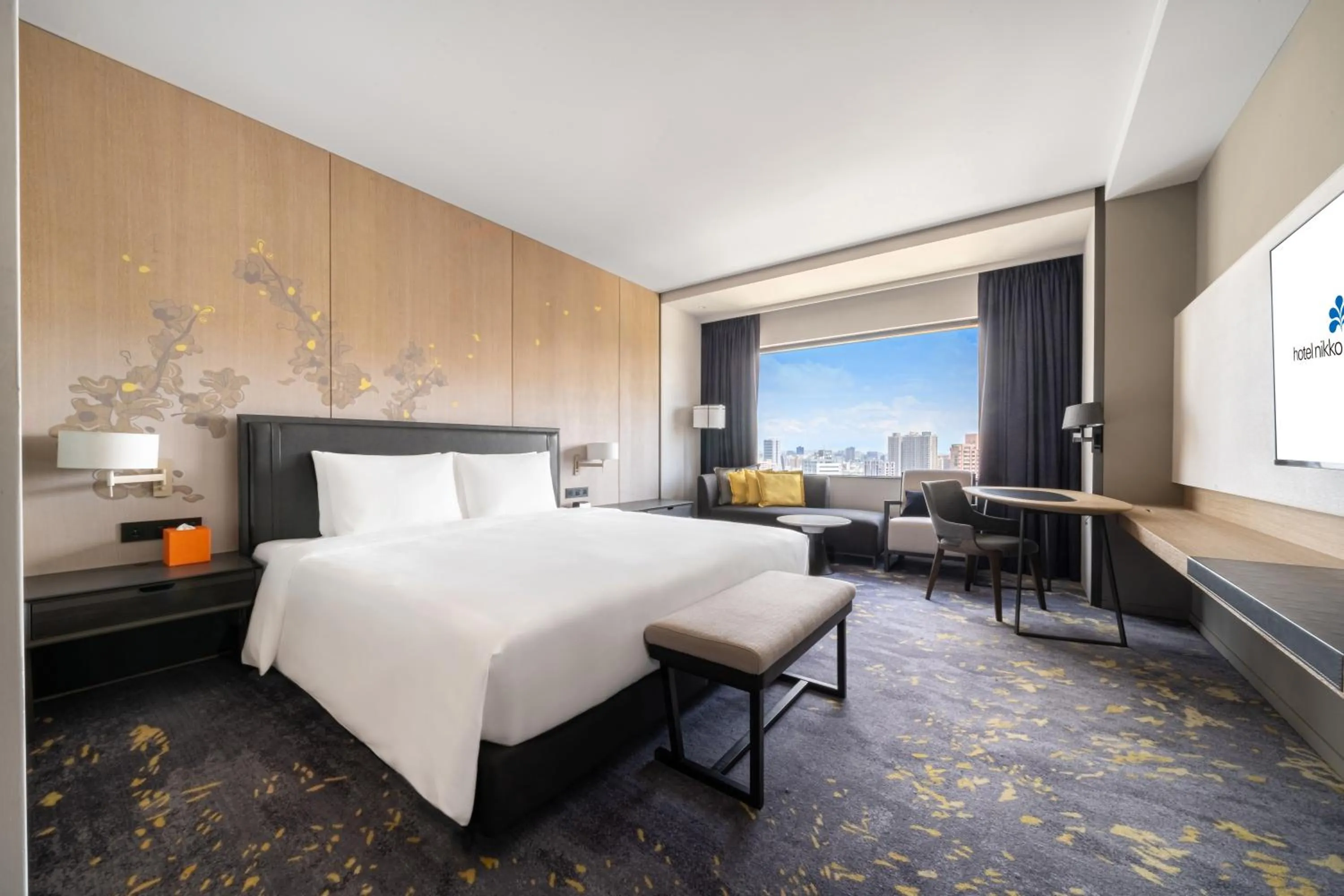 Bed in Hotel Nikko Kaohsiung