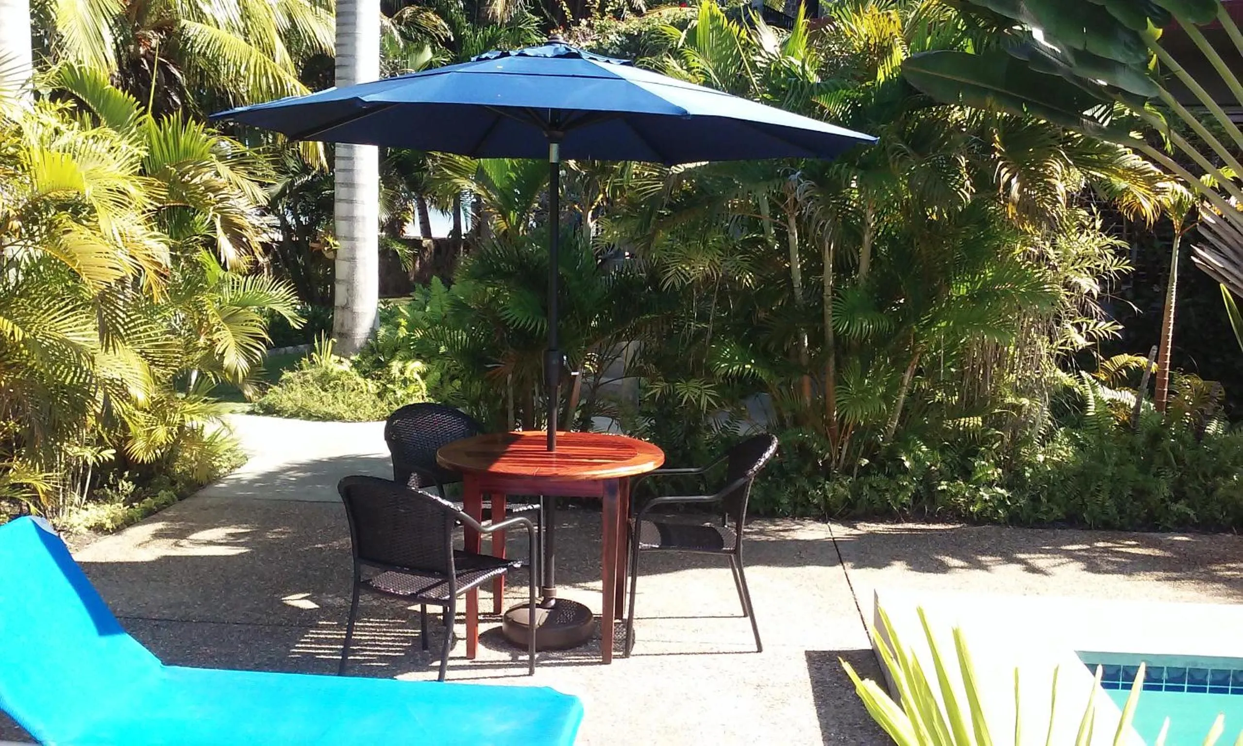 Patio in Almond Tree Hotel Resort