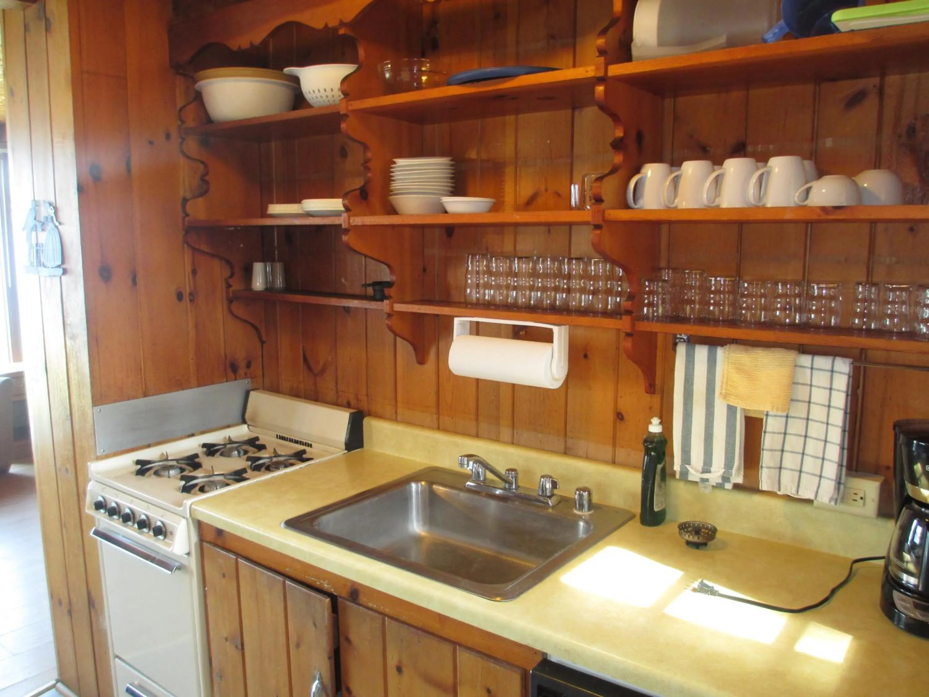 Kitchen or kitchenette in Holiday Acres Resort