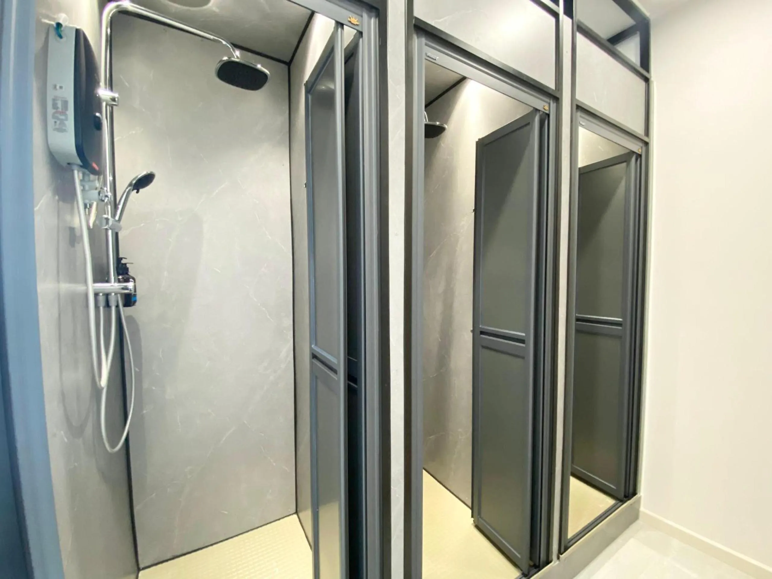 Shower in U Capsule Hotel Kulai