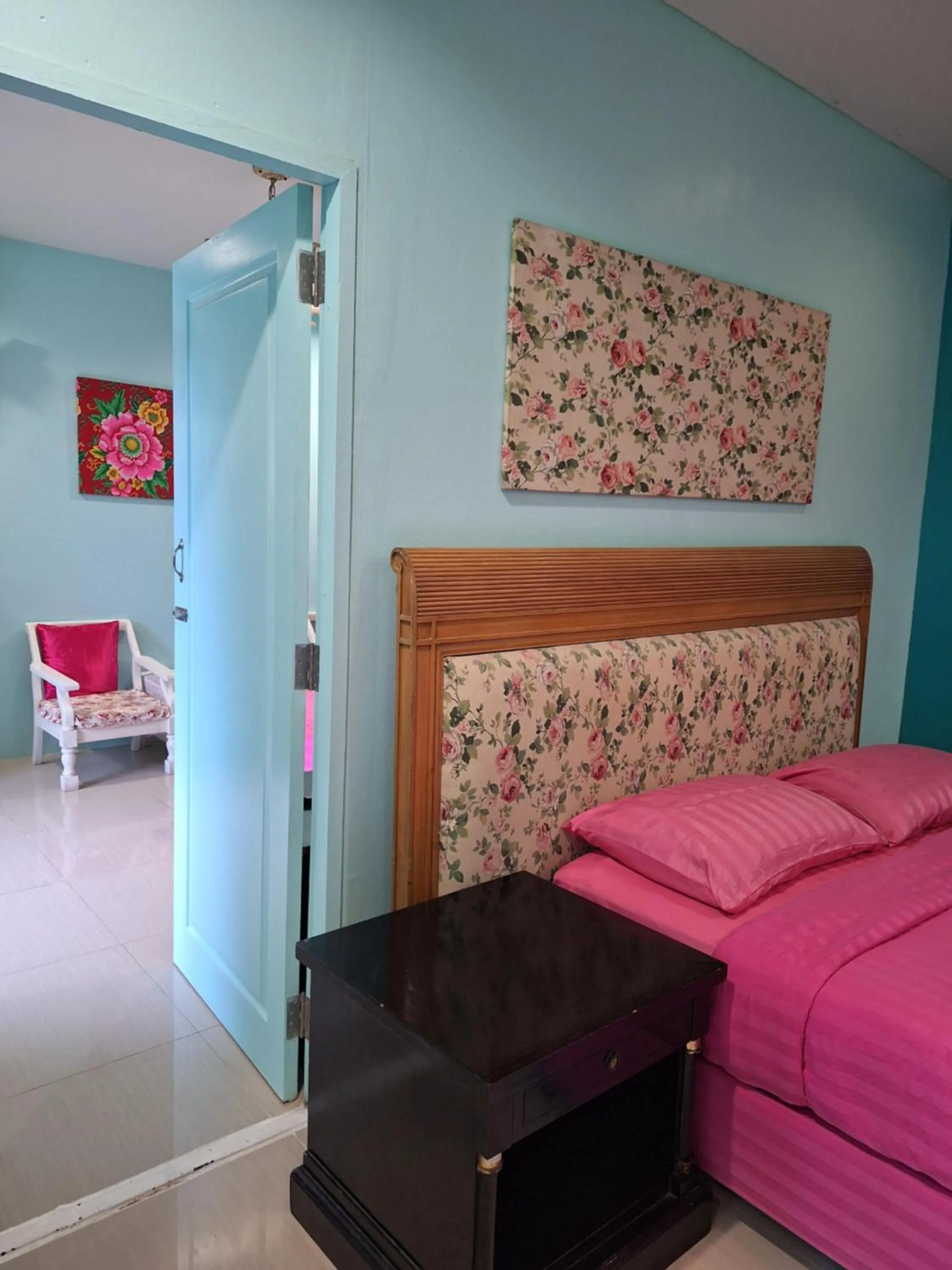 Bed in Baanrak amphawa homestay