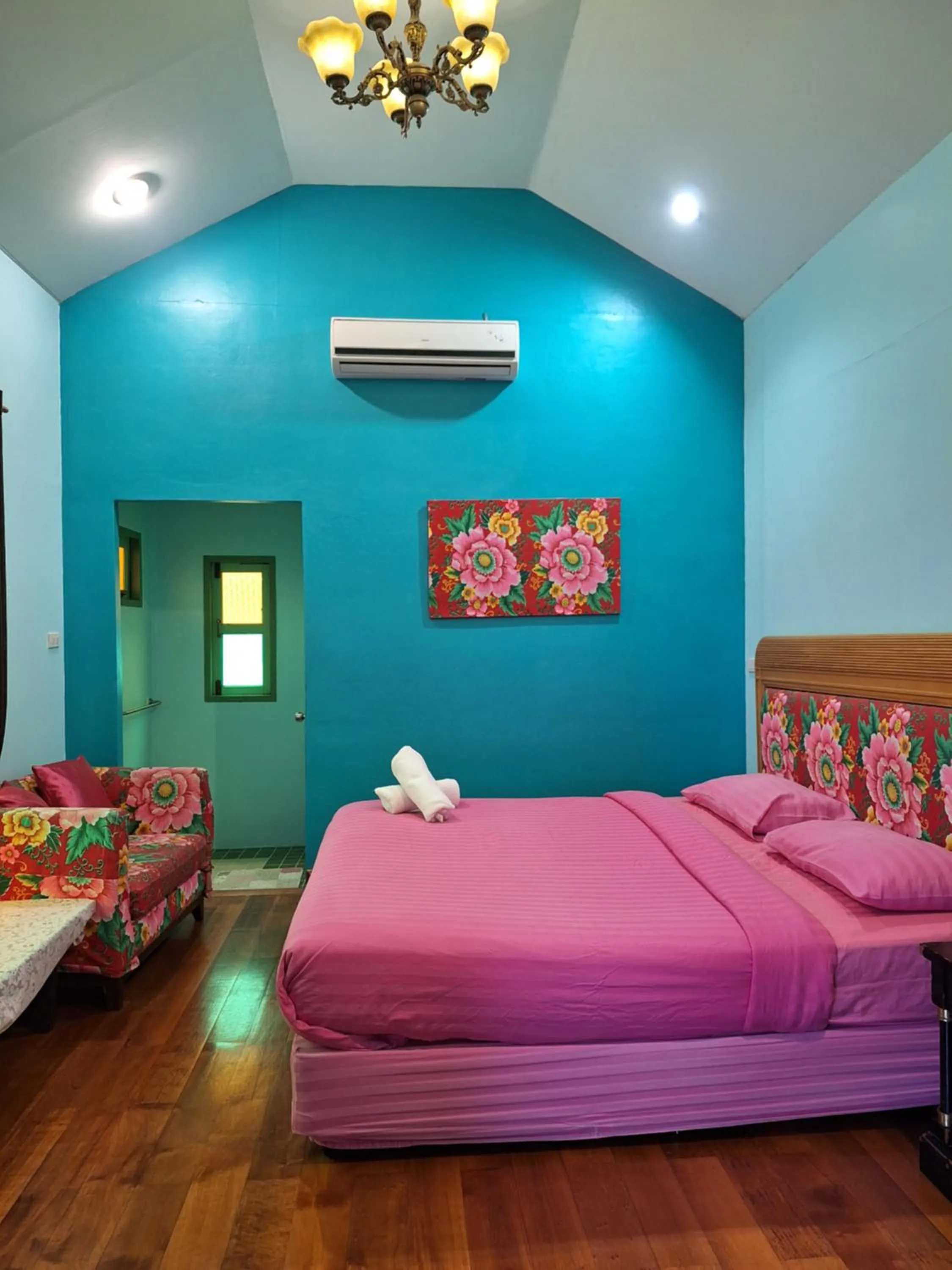 Bed in Baanrak amphawa homestay