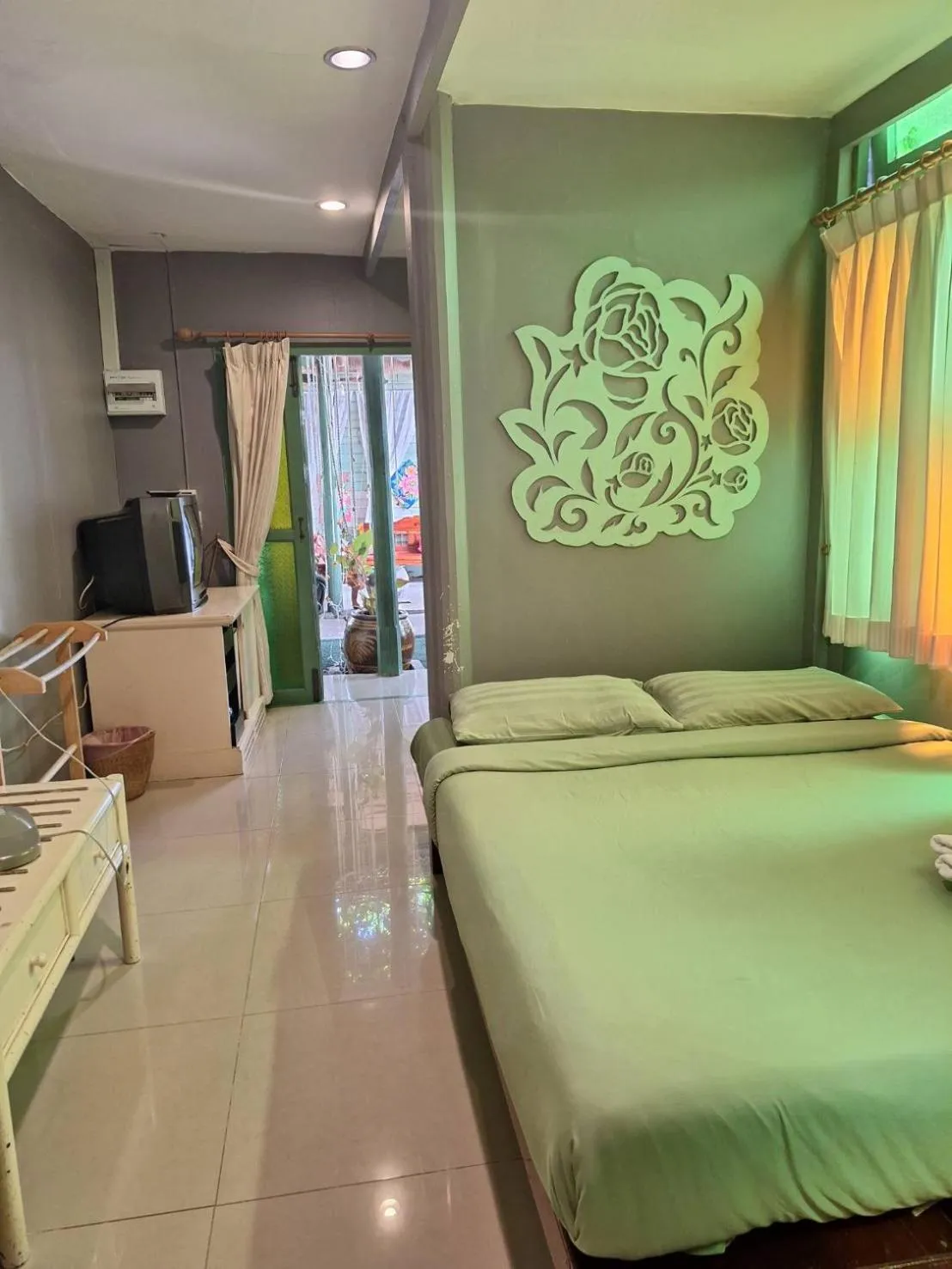 Bed in Baanrak amphawa homestay