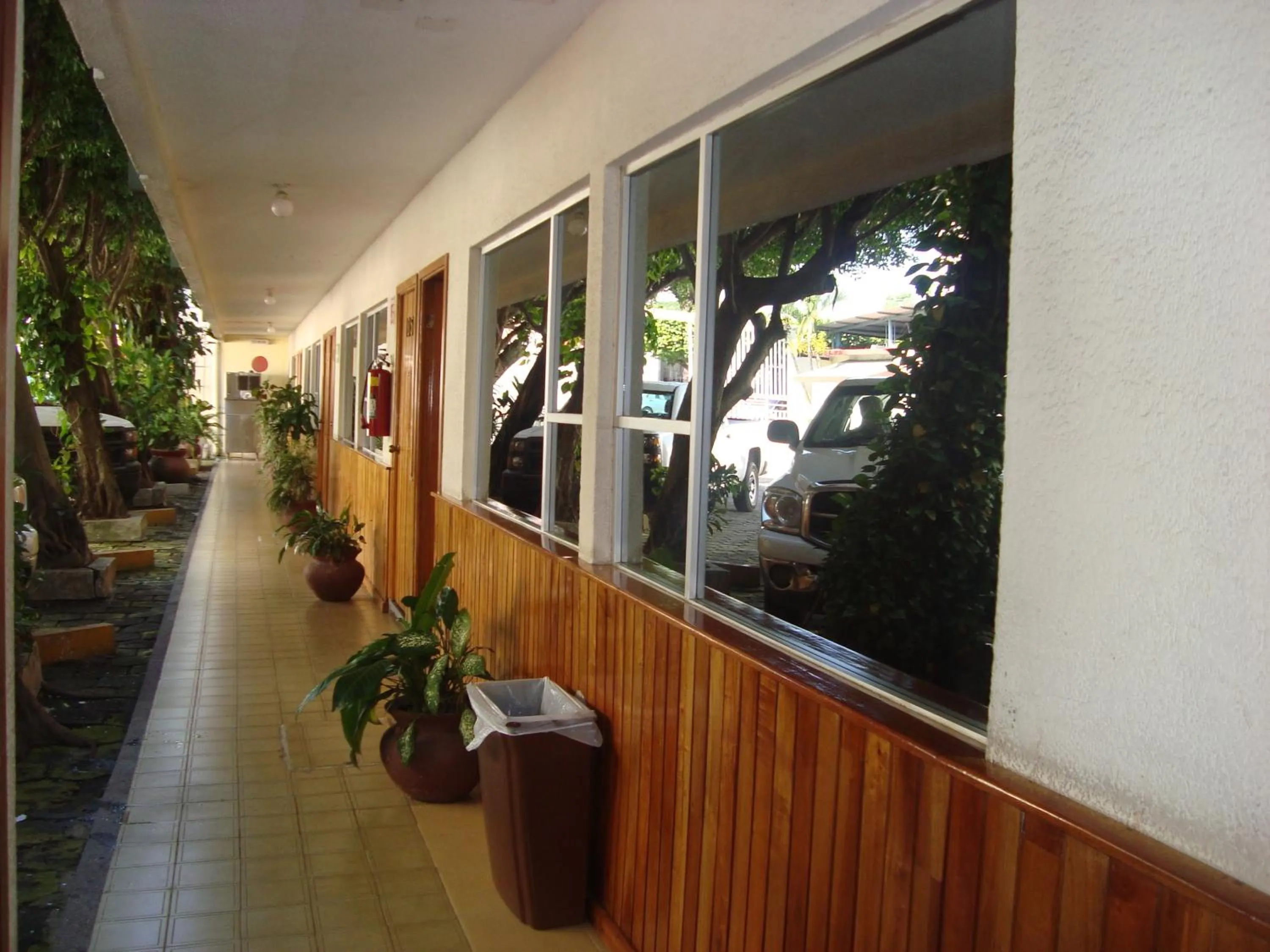 Garden view in Hotel Lacantum