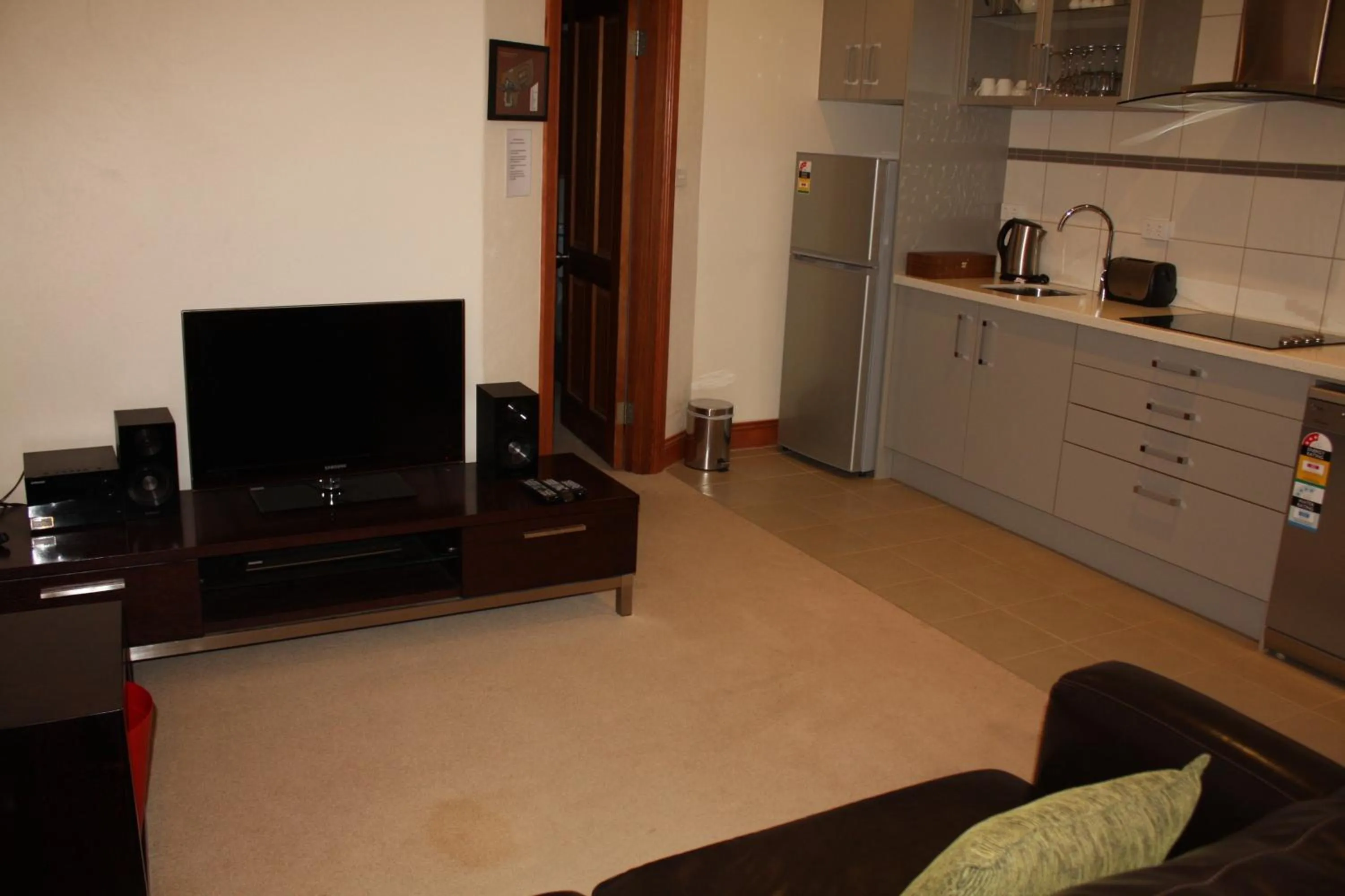 Living room in BIG4 Stuart Range Outback Resort