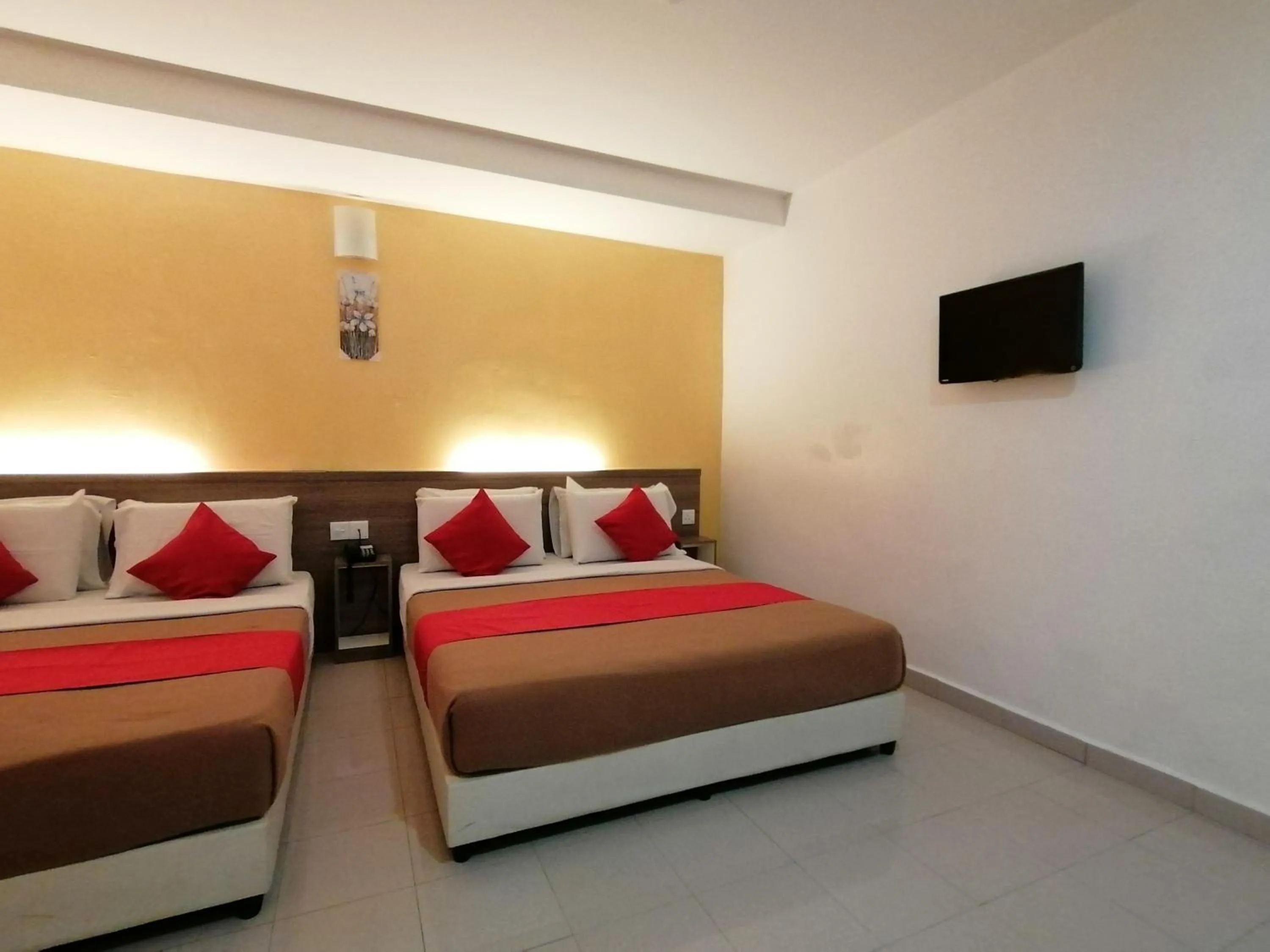 Bedroom in Yellow Mansion Hotel Melaka Raya