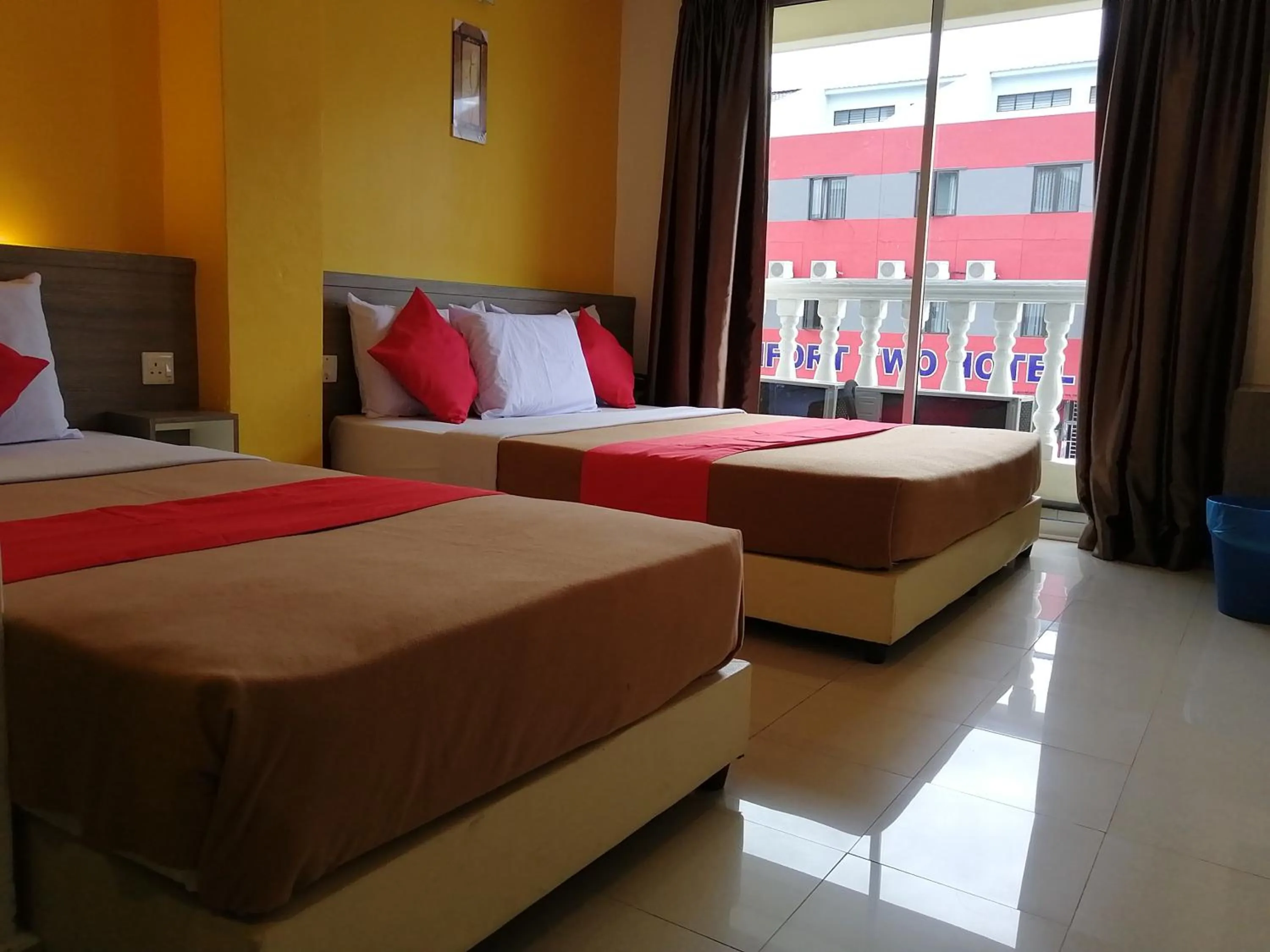 Bedroom in Yellow Mansion Hotel Melaka Raya