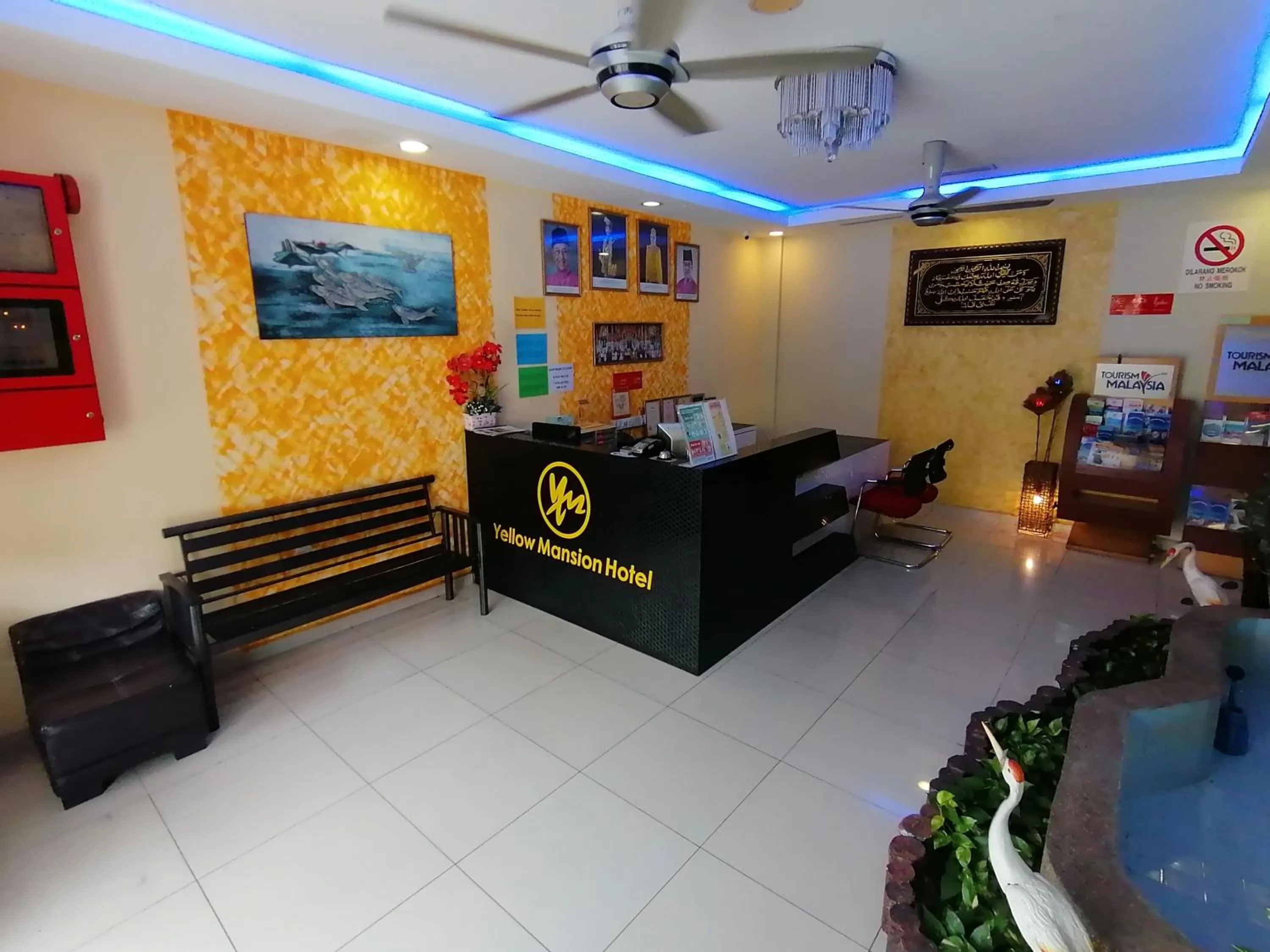 Lobby or reception in Yellow Mansion Hotel Melaka Raya