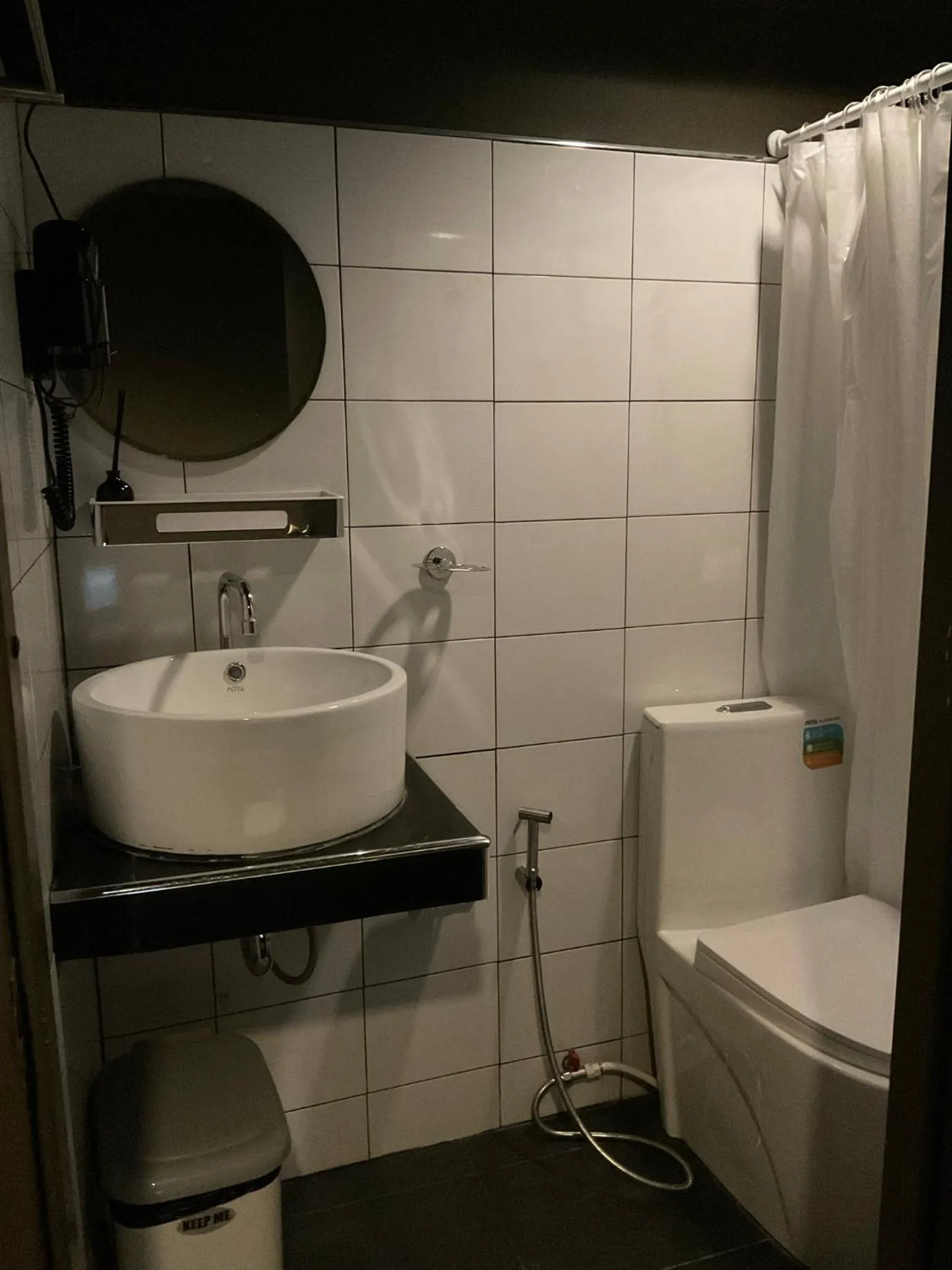 Toilet in Capsule Hostel Chiangkhan