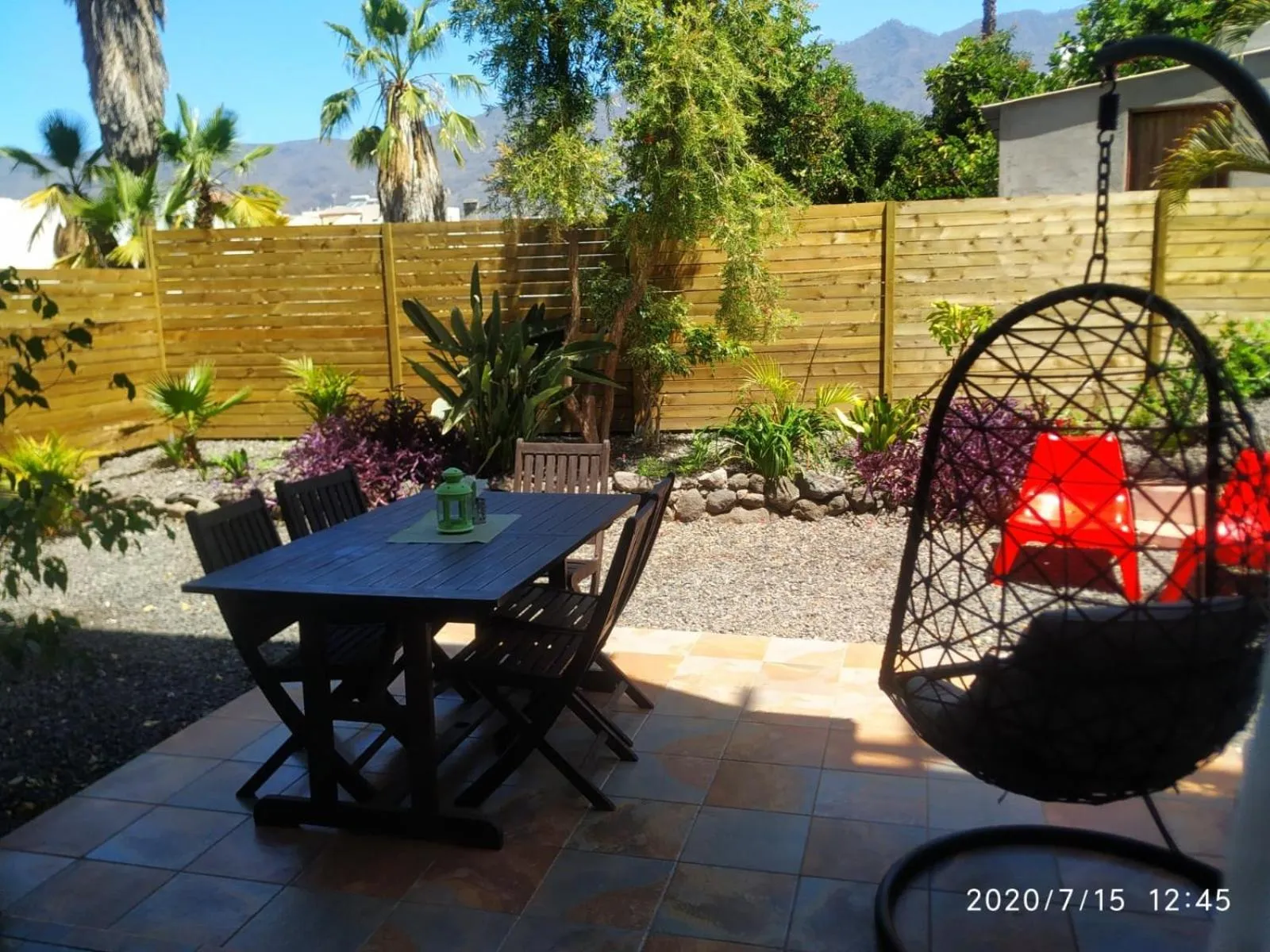 Garden view in Apartamentos El Patio